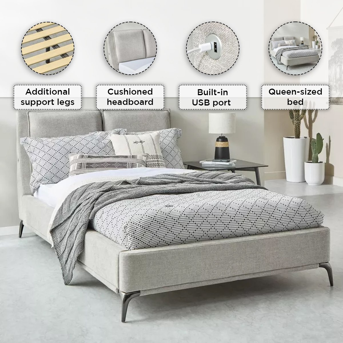 سرير توين منجد من مارويل ليرا سمارت - 120x200 سم-hbxbedroom-bedsandbedsets-upholsteredbeds-twin-image-6