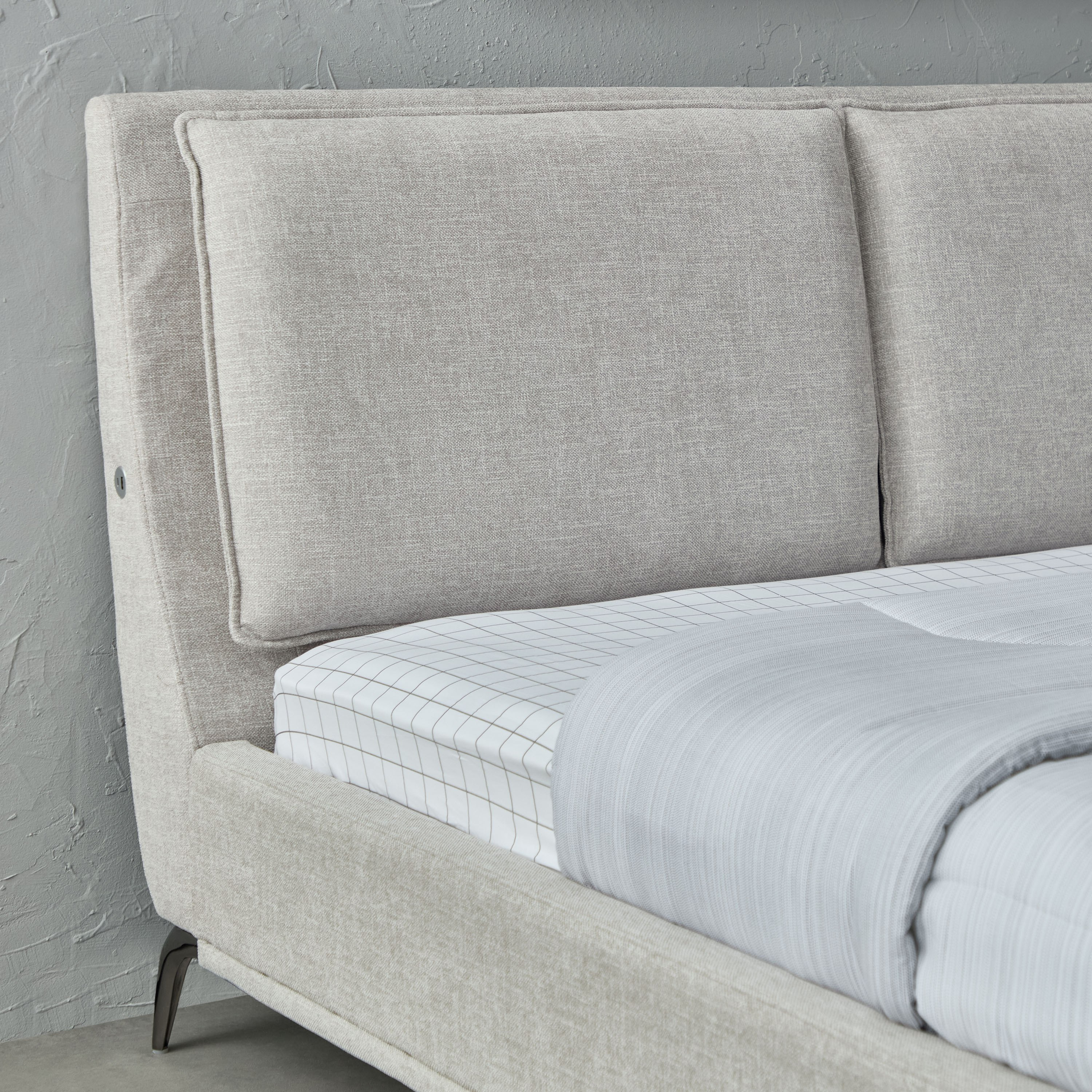 سرير كوين منجد من مارويل ليرا سمارت - 160x200 سم-hbxbedroom-bedsandbedsets-beds-queen-image-3
