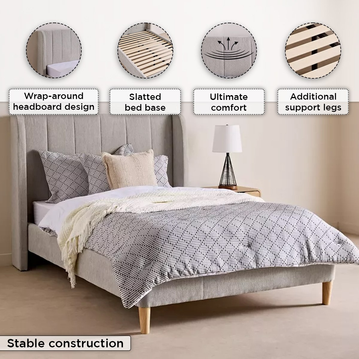 سرير توين منجد من نورديكا دوجلاس - 120x200 سم-hbxbedroom-bedsandbedsets-upholsteredbeds-twin-image-6
