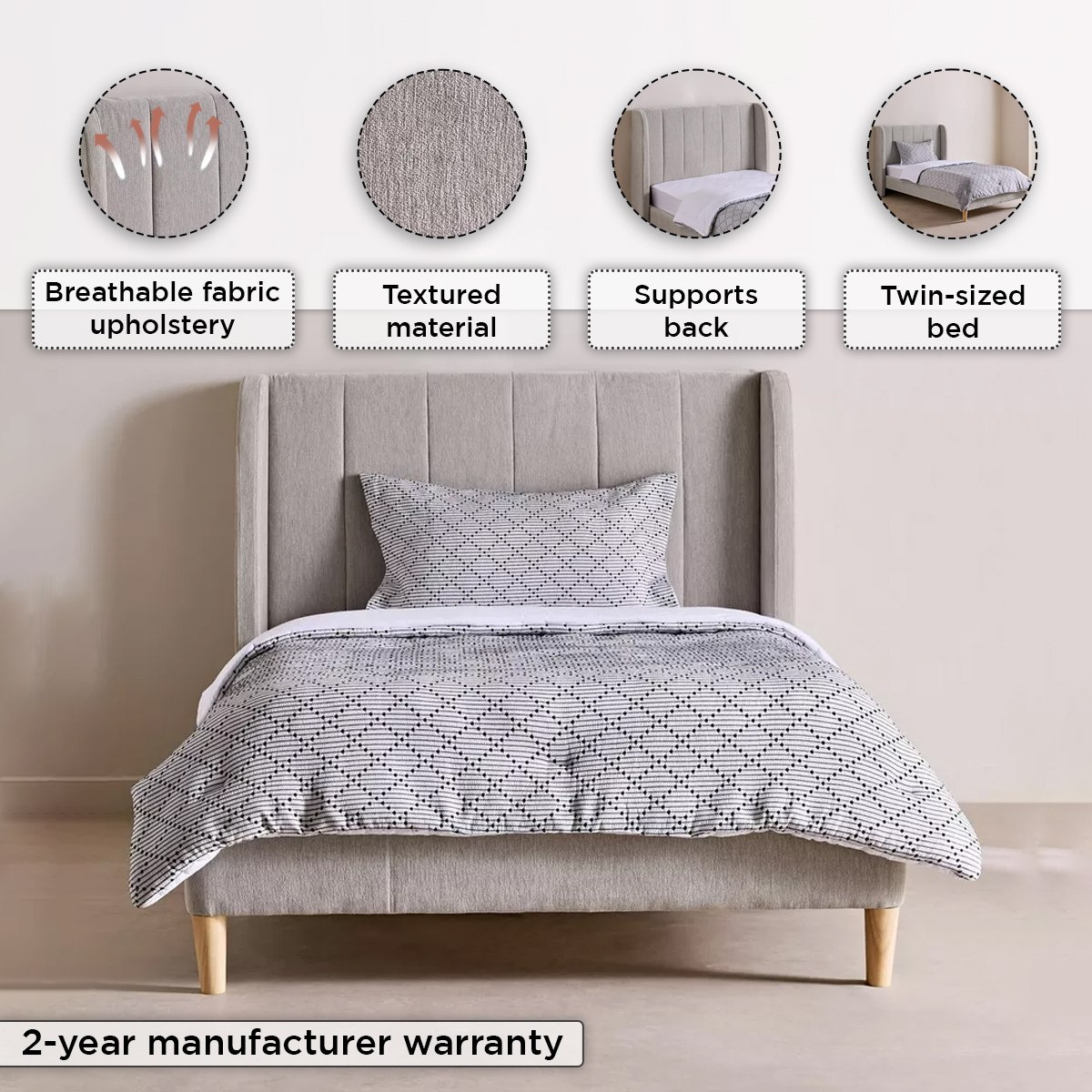 سرير توين منجد من نورديكا دوجلاس - 120x200 سم-hbxbedroom-bedsandbedsets-upholsteredbeds-twin-image-5