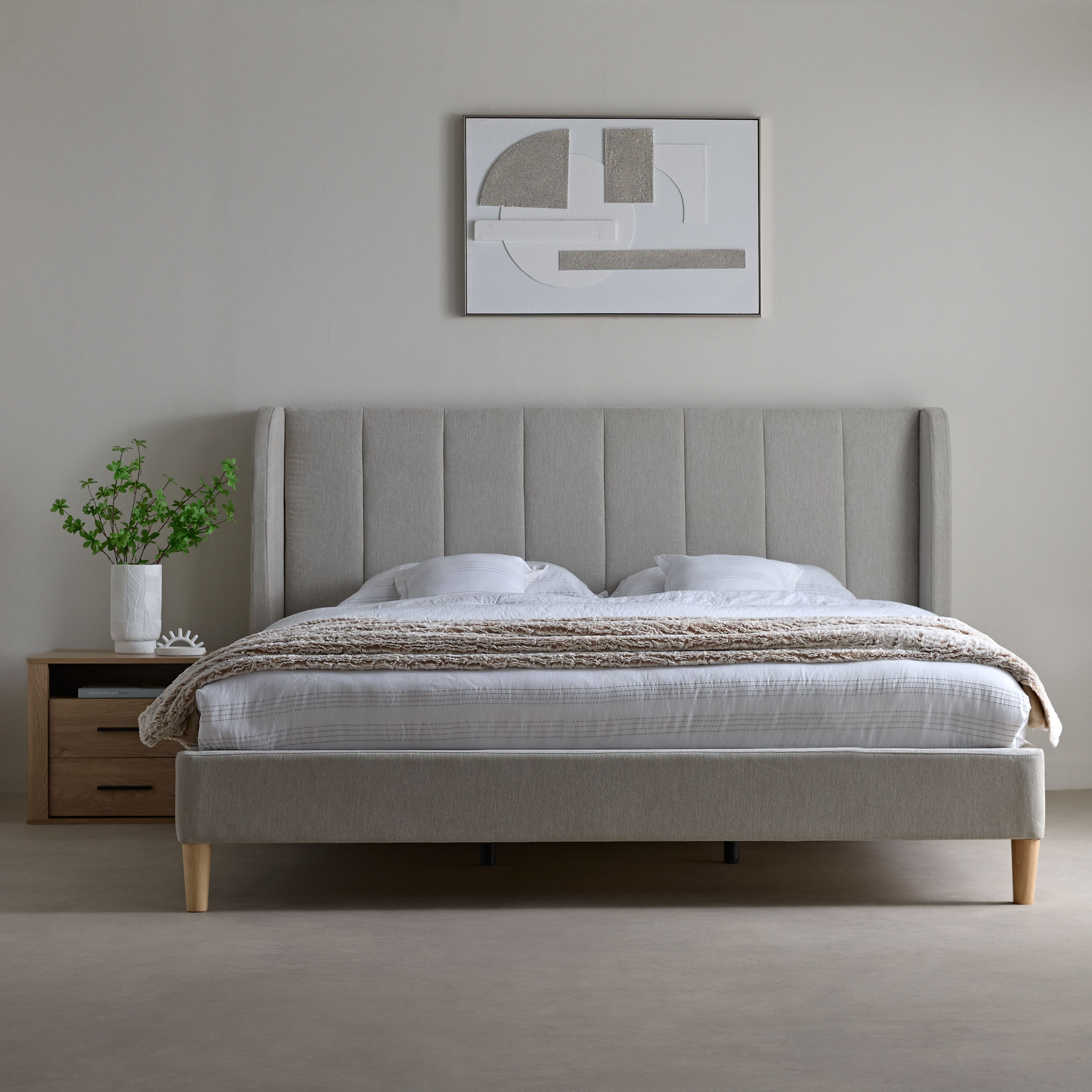 سرير كوين منجد من نورديكا دوجلاس - 160x200 سم-hbxbedroom-bedsandbedsets-beds-queen-image-6