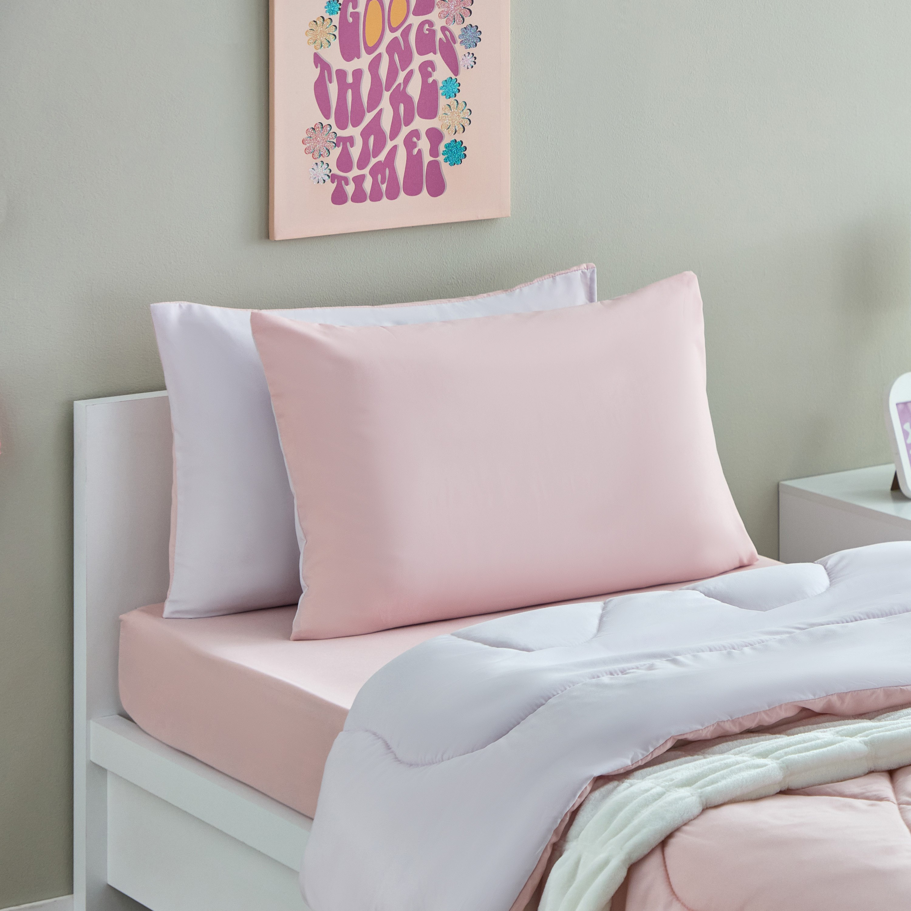 Flipzy 2-Piece Reversible Microfibre Pillow Cover Set - 50x75 cm-hbxhomeware-hbxkidsandyouth-image-6