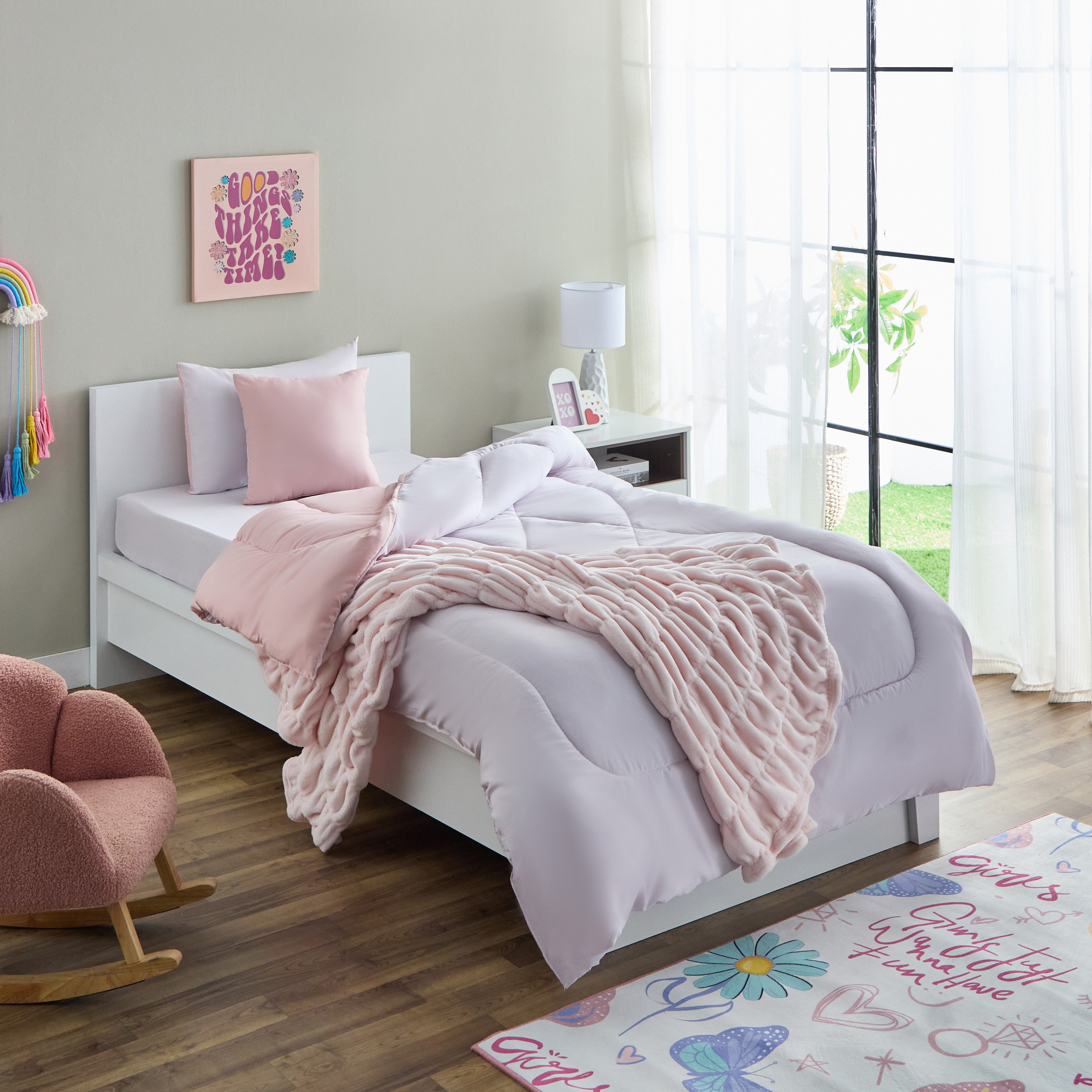شرشف مطاطي فردي من الألياف الدقيقة من فليبزي - 90x190+20 سم-hbxhomeware-hbxkidsandyouth-image-6