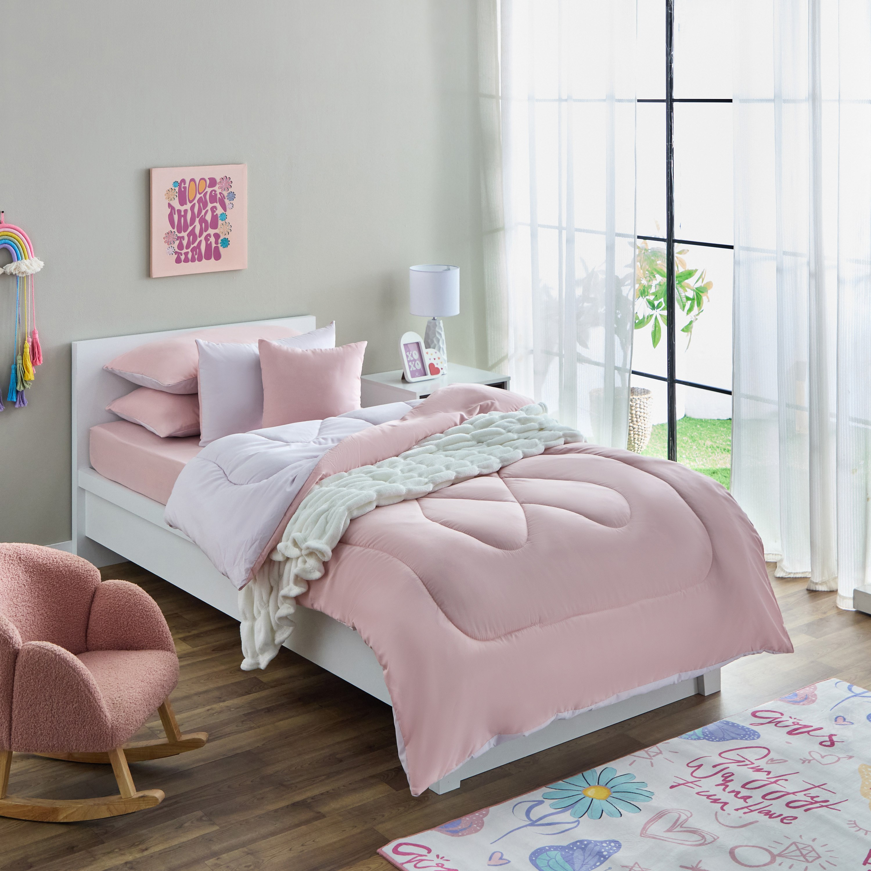 شرشف مطاطي فردي من الألياف الدقيقة من فليبزي - 90x190+20 سم-hbxhomeware-hbxkidsandyouth-image-6