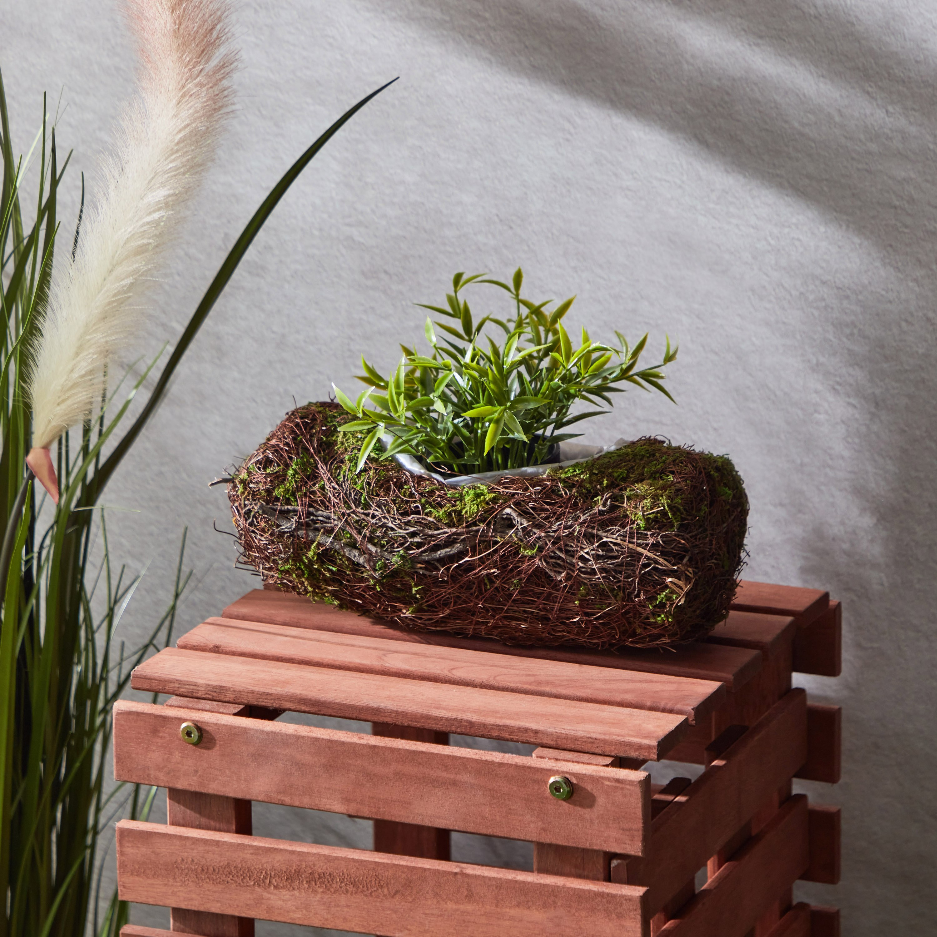 Lumber Natural Rattan Planter - 26x14x11 cm-hbxhomeware-hbxdecorandfurnishings-image-1