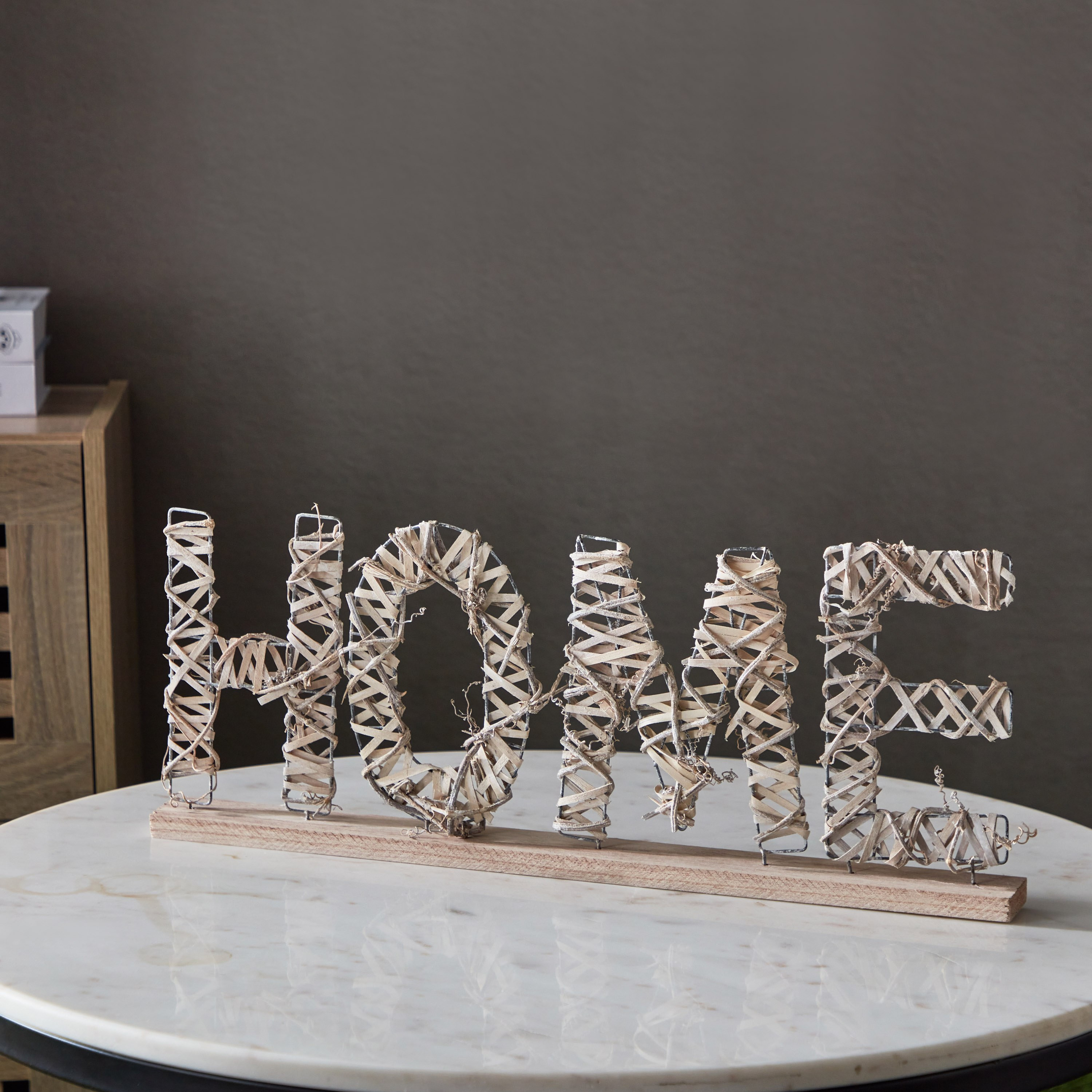 طاولة ديكور خشب طبيعي من لامبر - 55x4x21 سم-hbxhomeware-homedecor-figurinesandornaments-image-1