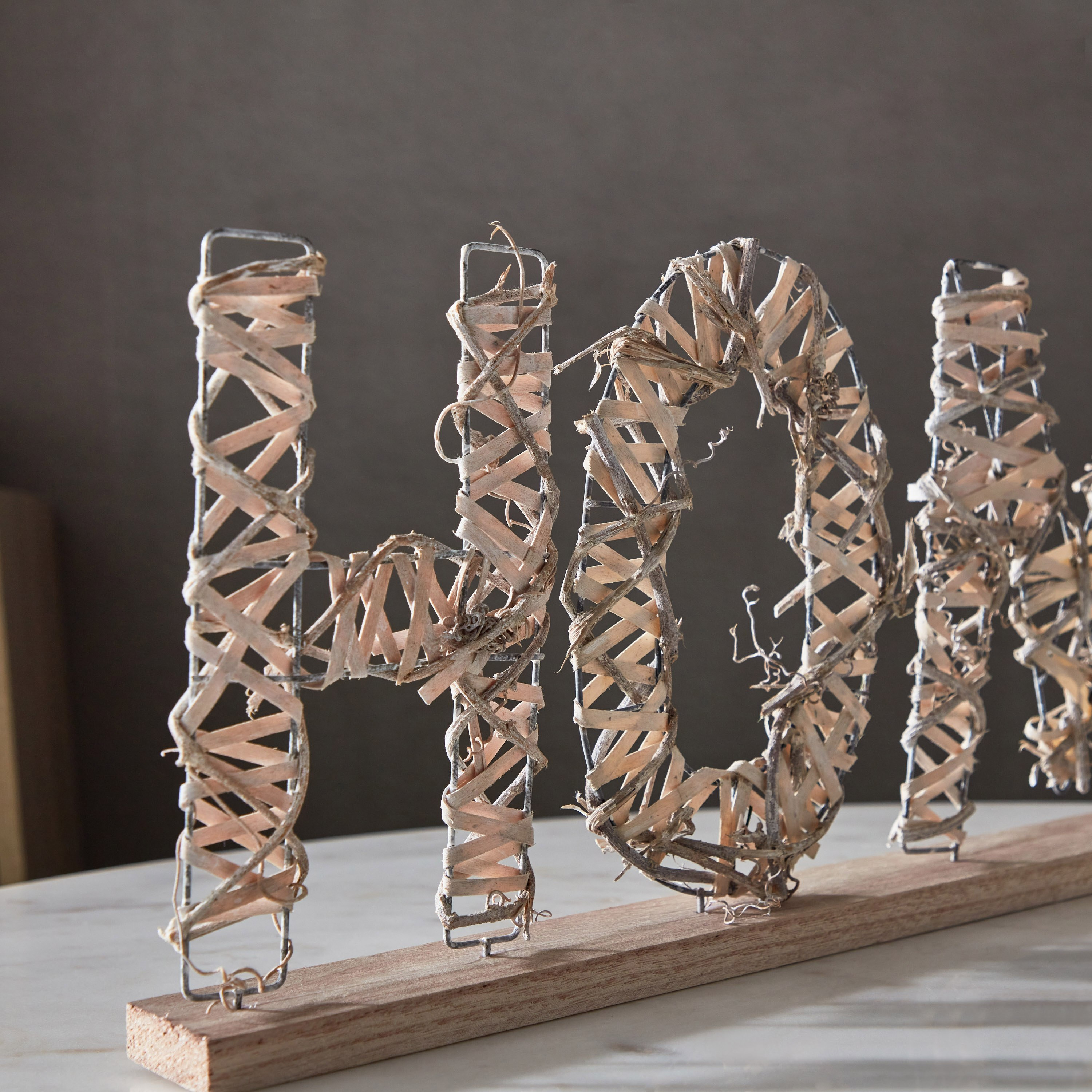 طاولة ديكور خشب طبيعي من لامبر - 55x4x21 سم-hbxhomeware-homedecor-figurinesandornaments-image-2