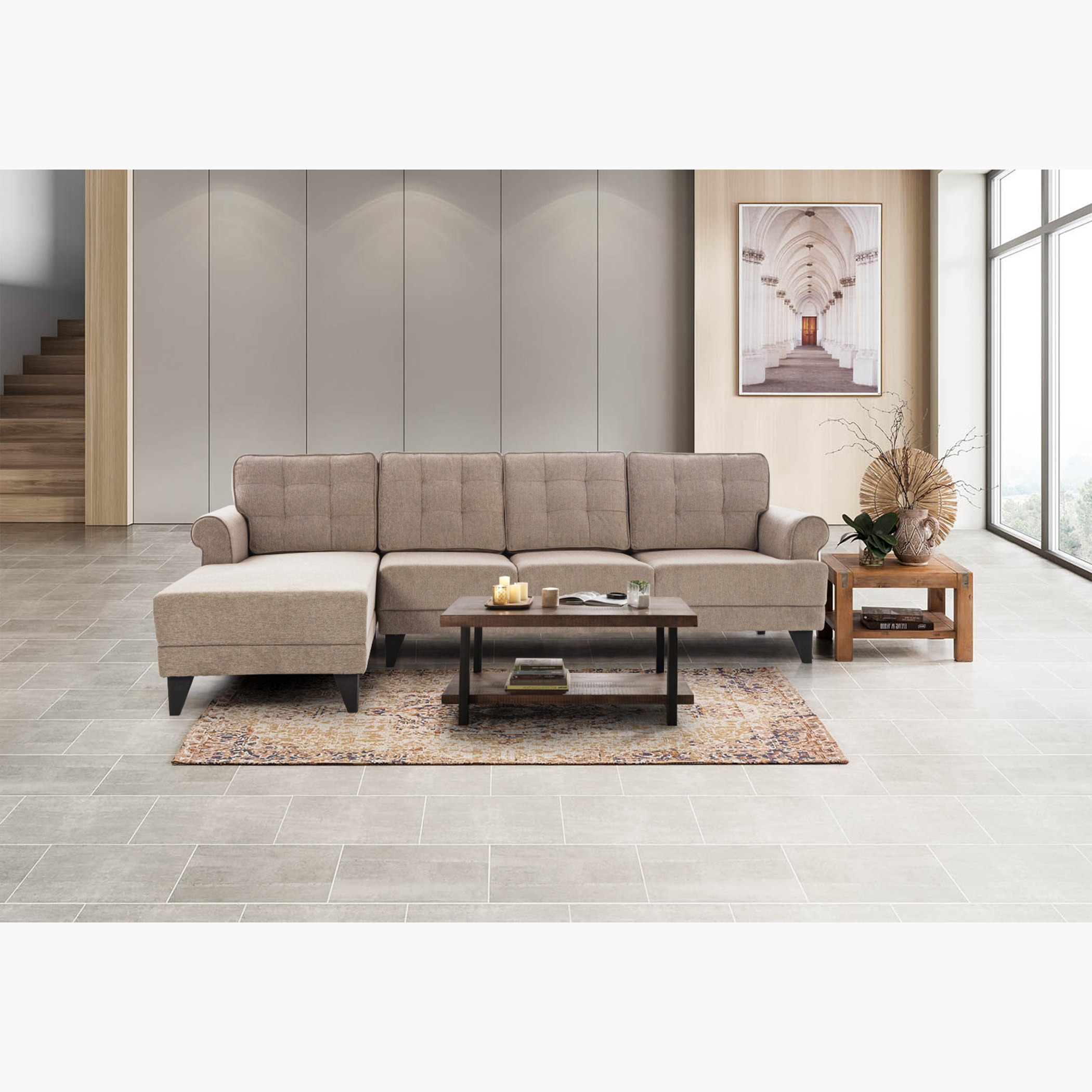 كنبة ركنية يسار قماش 4 مقاعد - الصومال-hbxlivingroom-sofasandarmchairs-cornersofas-image-1