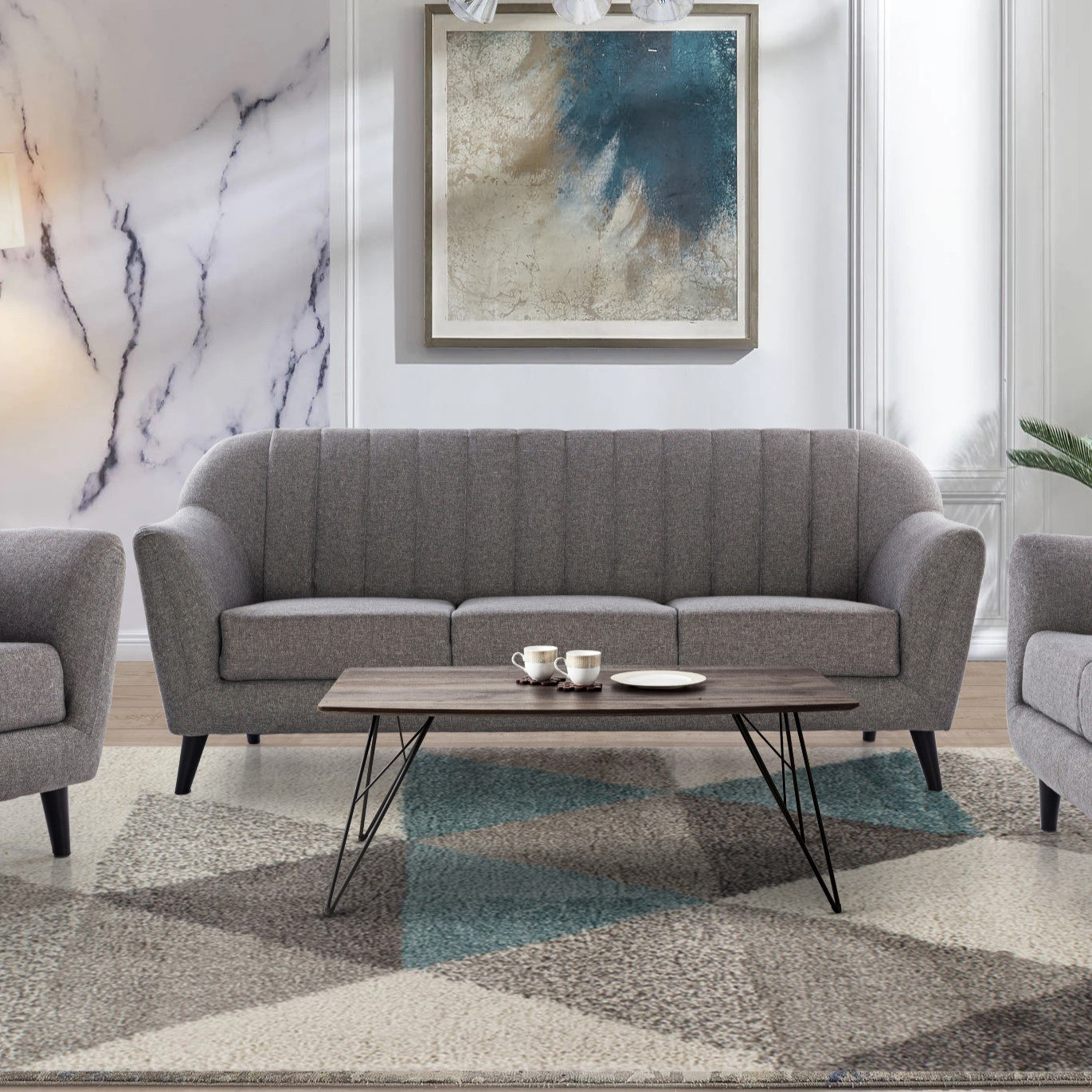كنبة قماش -3 مقاعد من ريكا-hbxlivingroom-sofasandarmchairs-sofas-image-1