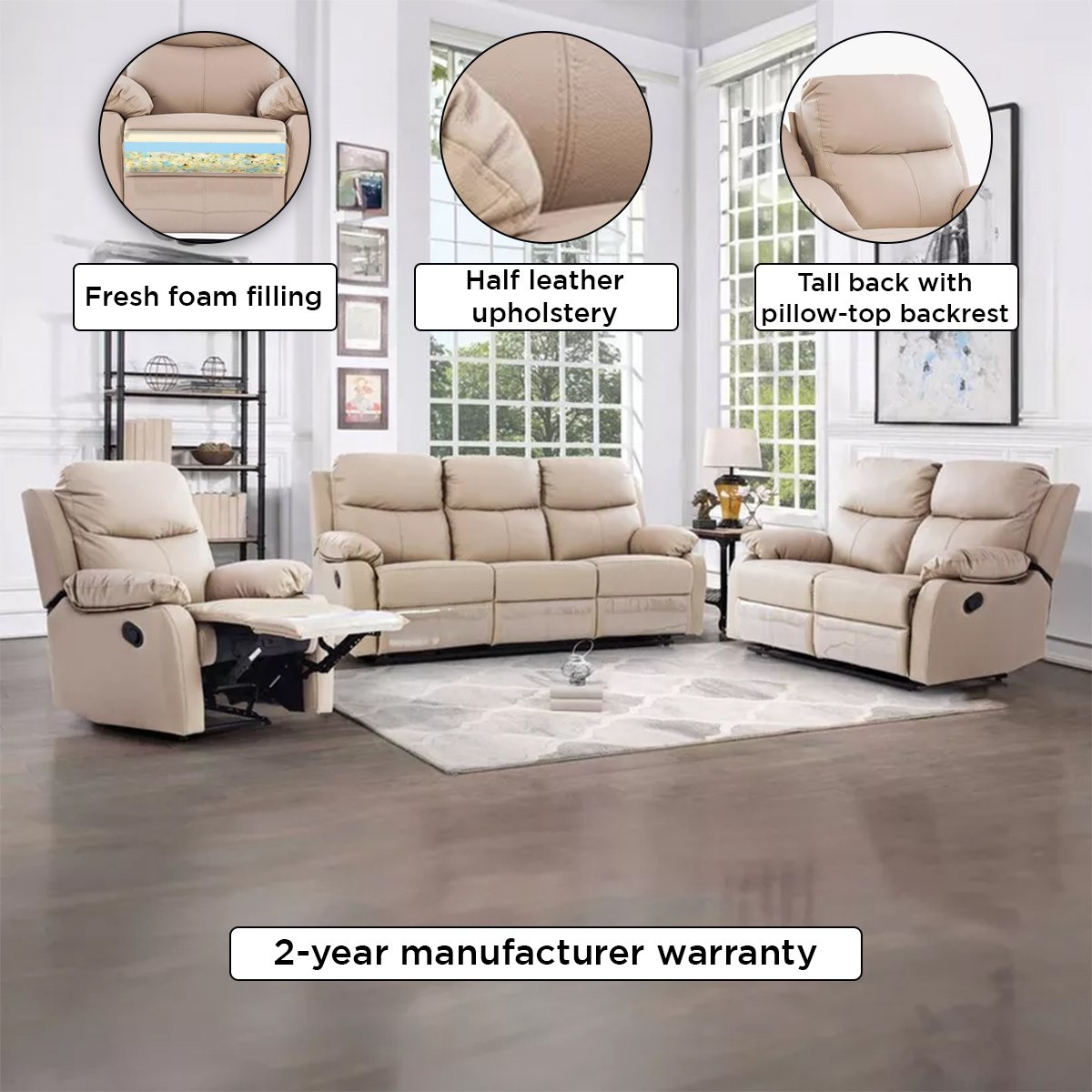 كرسي استرخاء نصف جلدي بمساند ذراعين من بروني-hbxfurniture-sofasandarmchairs-reclinersofas-image-4