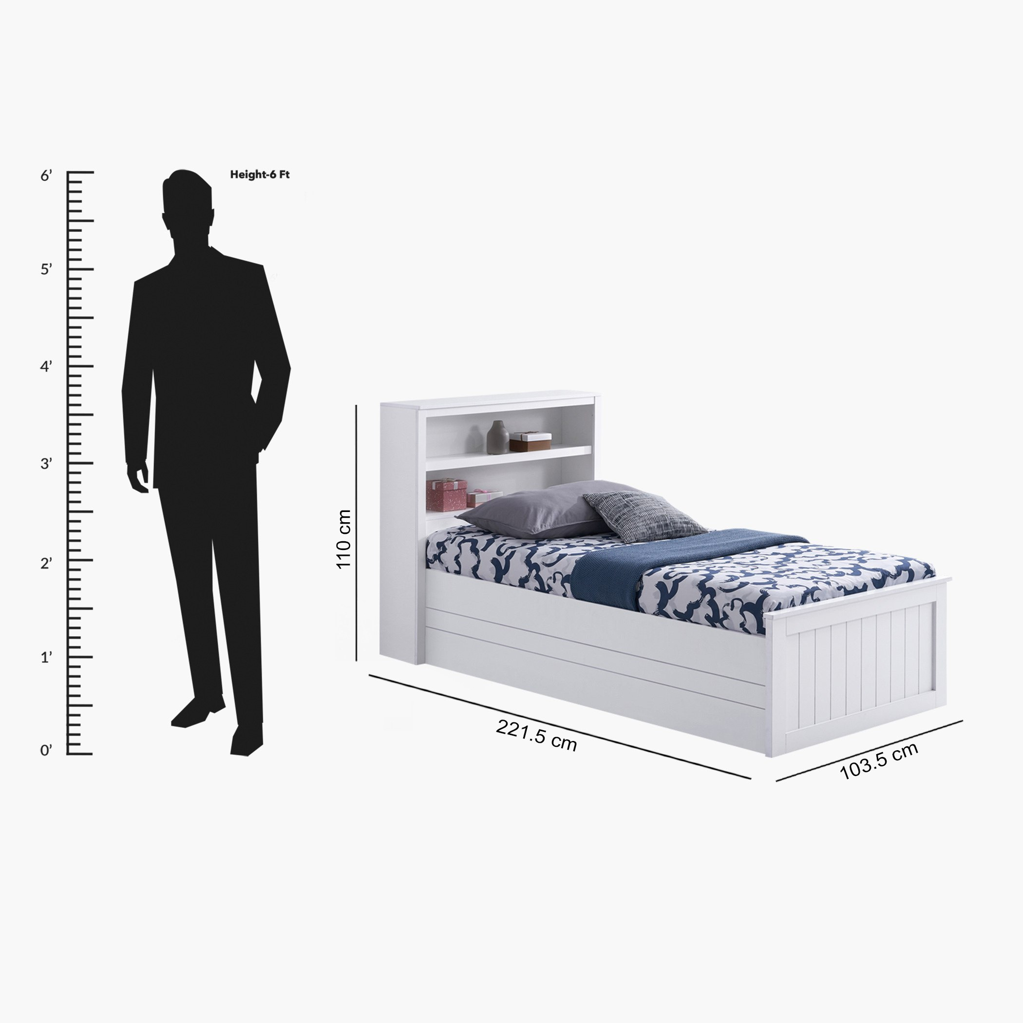 سرير فردي بـ3 أدراج من هامبتون - 90x190 سم-hbxfurniture-bedsandbedsets-beds-single-image-12