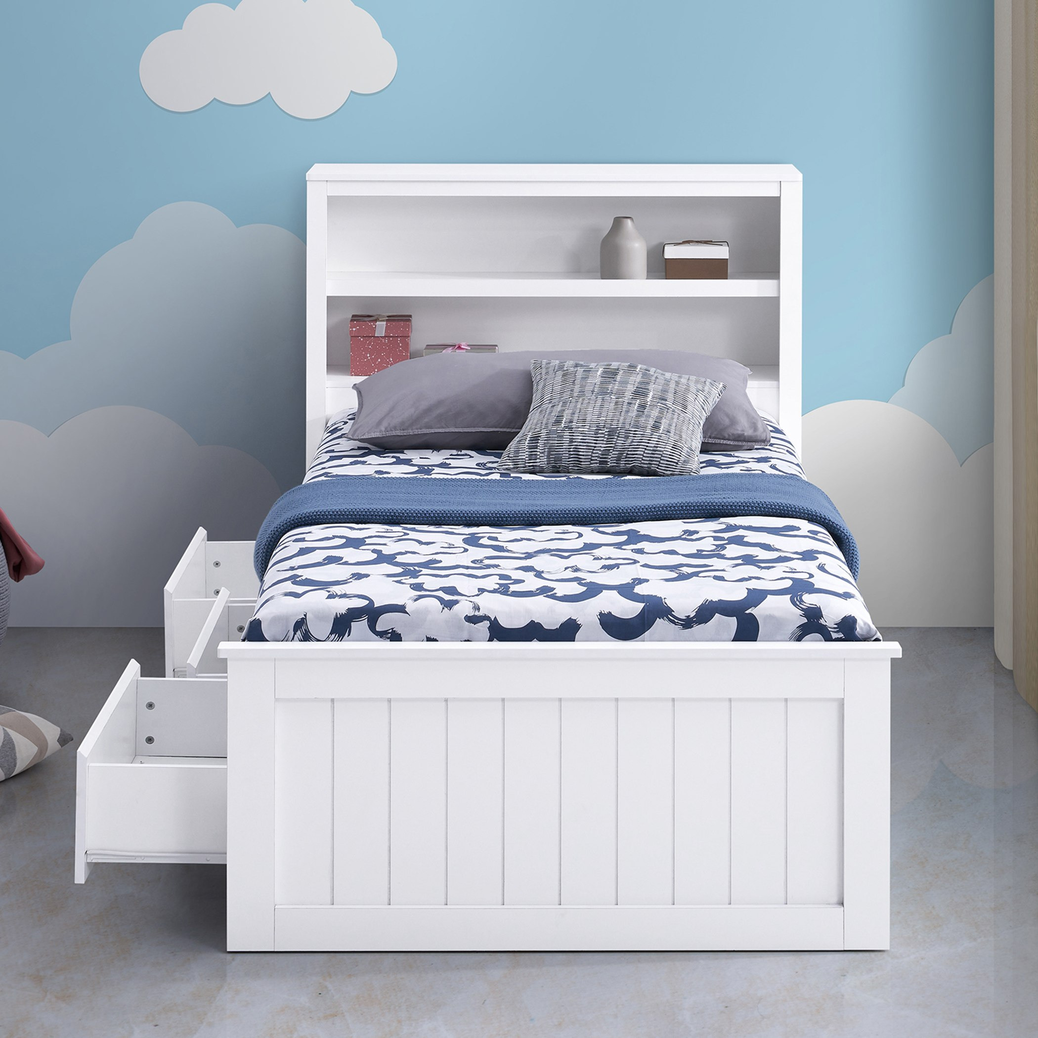 سرير فردي بـ3 أدراج من هامبتون - 90x190 سم-hbxfurniture-bedsandbedsets-beds-single-image-3
