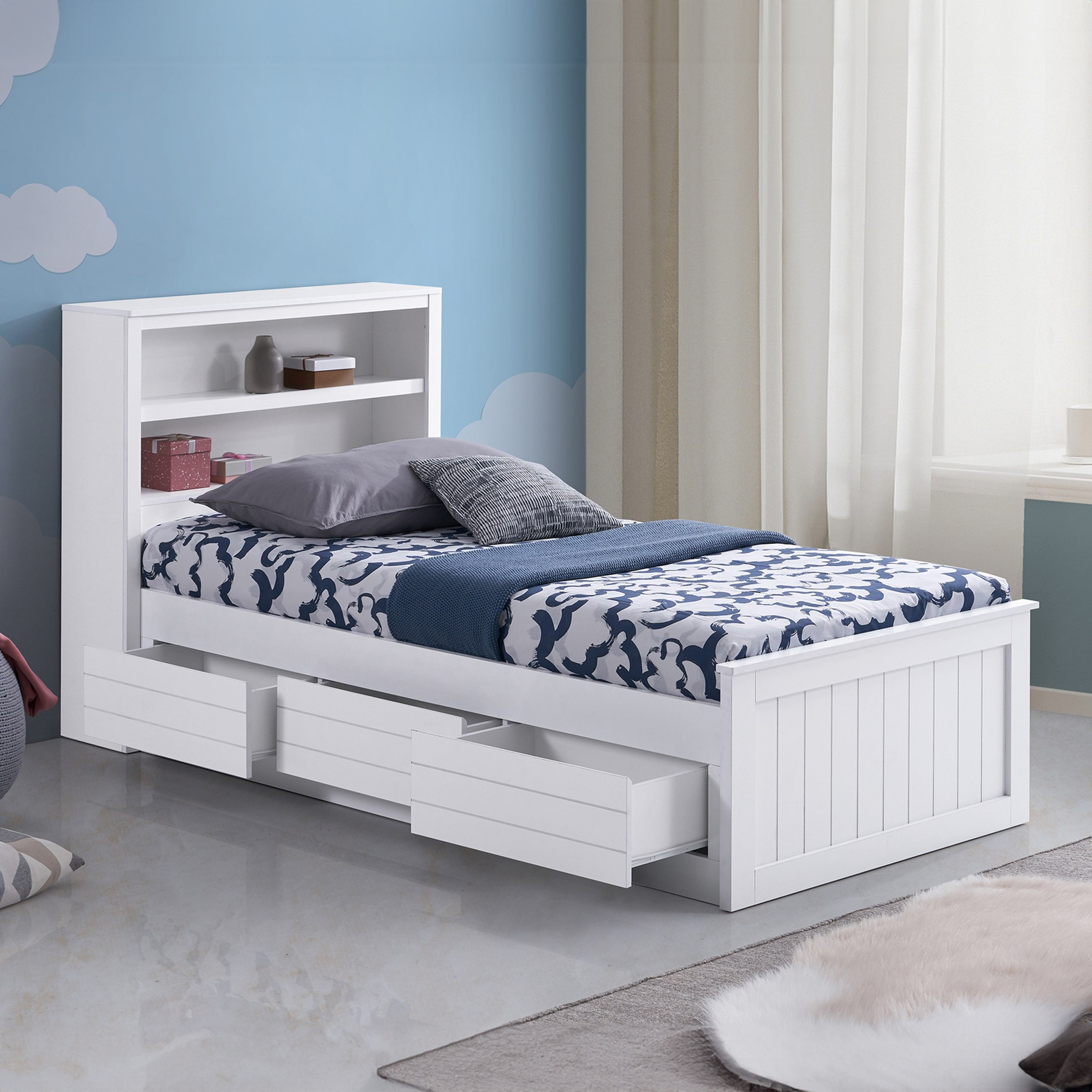 سرير فردي بـ3 أدراج من هامبتون - 90x190 سم-hbxfurniture-bedsandbedsets-beds-single-image-7