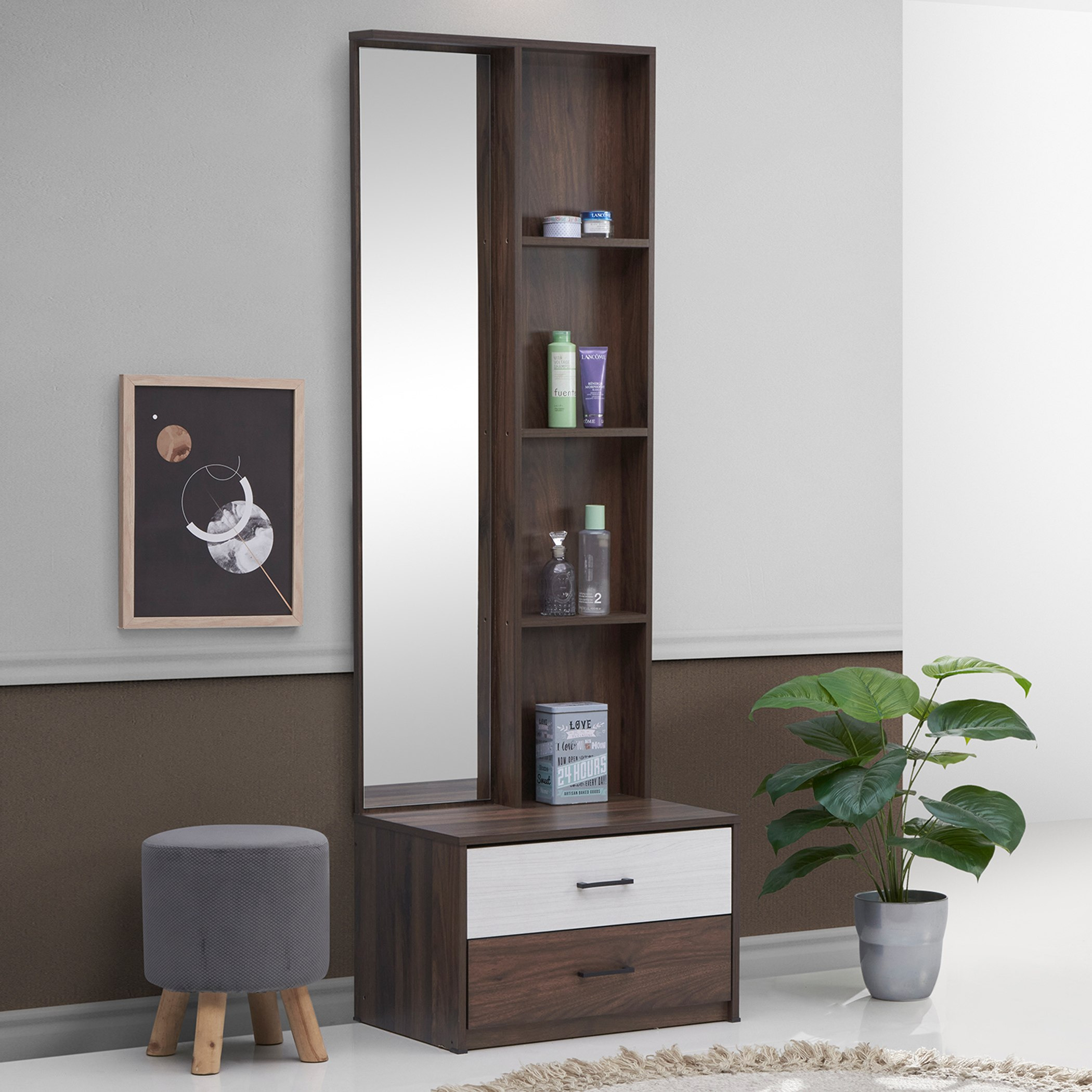 طقم غرفة نوم كوين 4 قطع من هانابي- 150x200 سم-hbxfurniture-bedsandbedsets-bedroomsets-queen-image-8