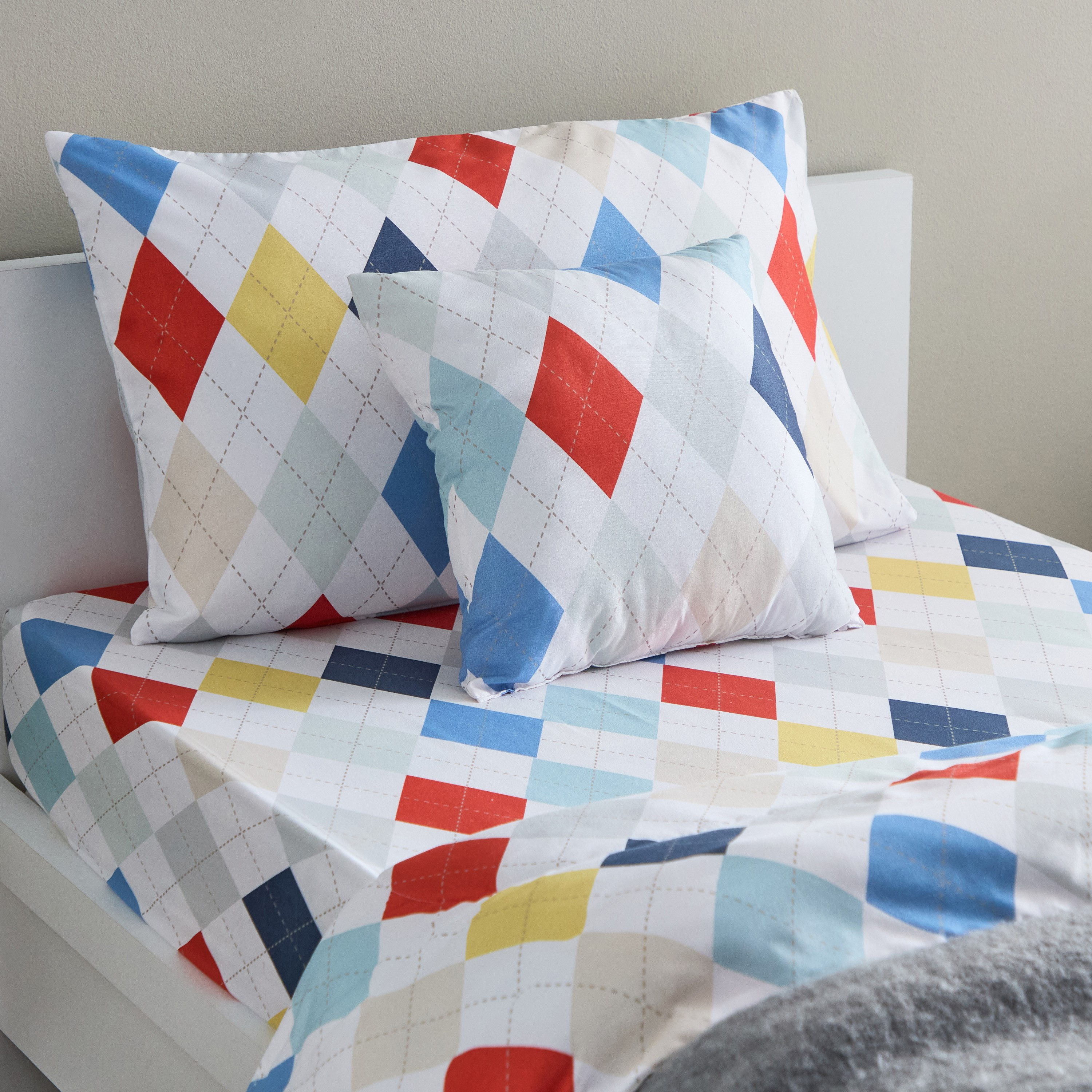 وسادة محشوة منقوشة قابلة لاستخدام على الوجهين من نورا - 40x40 سم-hbxhomeware-hbxkidsandyouth-image-4