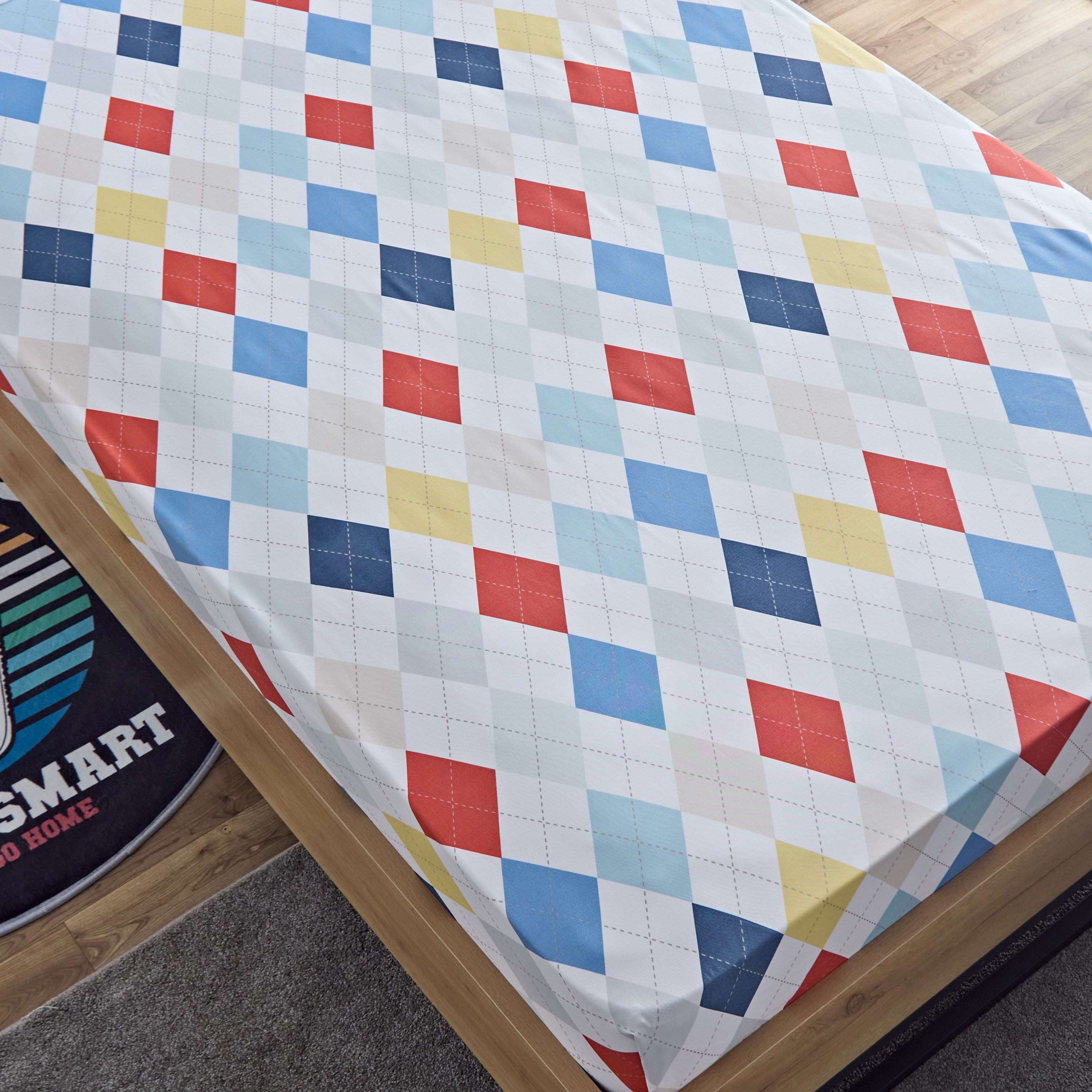 طقم شرشف مسطح فردي قطعتين من ألياف دقيقة من نورا - 160x240 سم-hbxhomeware-hbxkidsandyouth-image-3