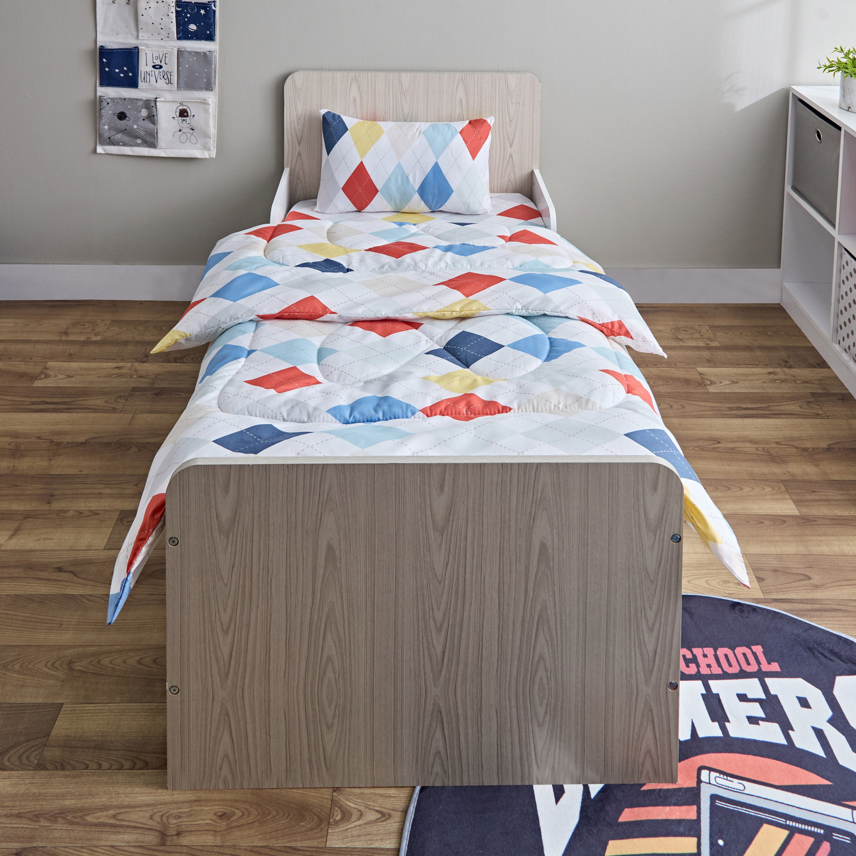 طقم لحاف من الألياف الدقيقة منقوش للأطفال 3 قطع من نورا - 100x150 سم-hbxhomeware-hbxkidsandyouth-image-2