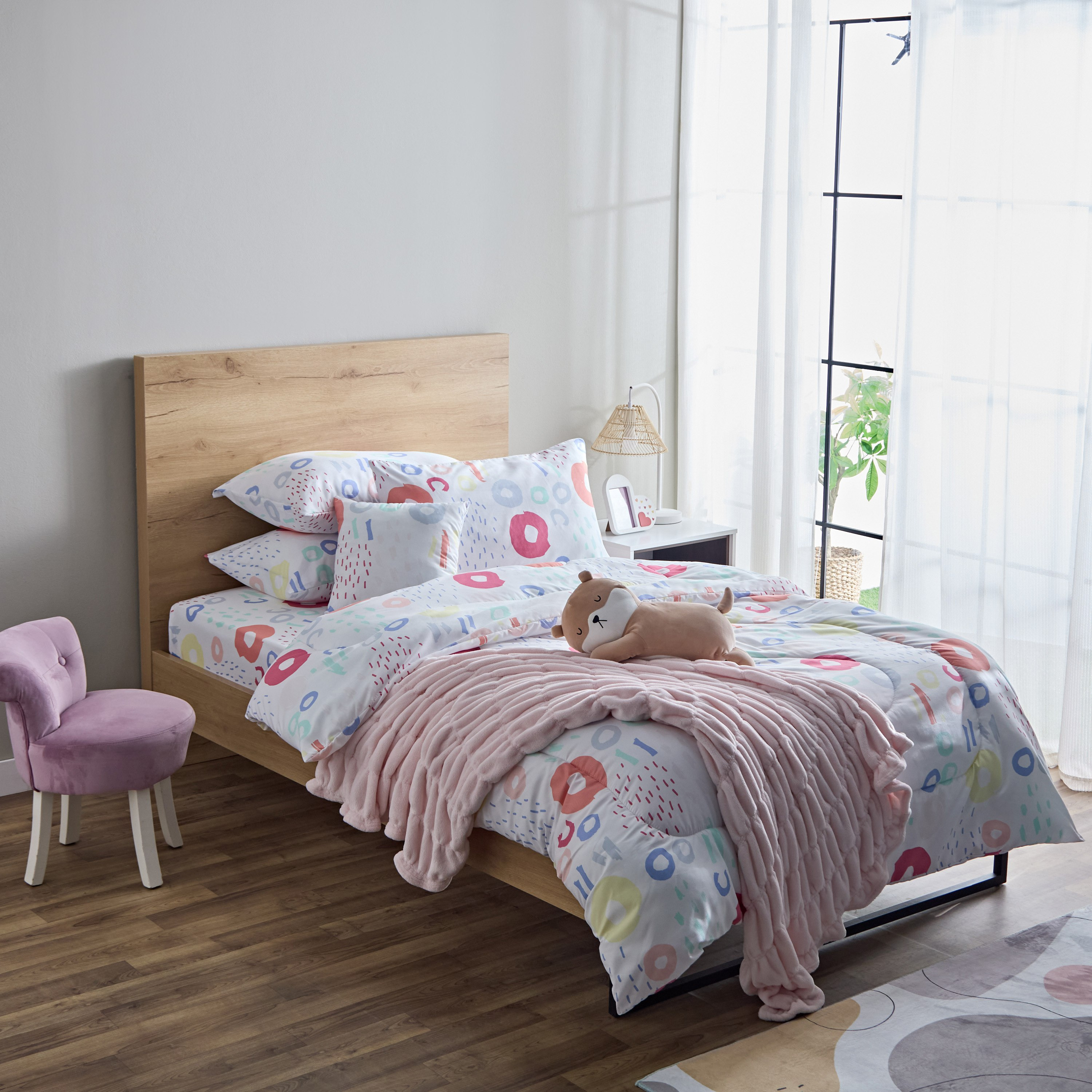 طقم أغطية وسائد من الألياف الدقيقة قطعتين يستخدم على الوجهين ريجينا من نورا - 50x75 سم-hbxhomeware-hbxkidsandyouth-image-7