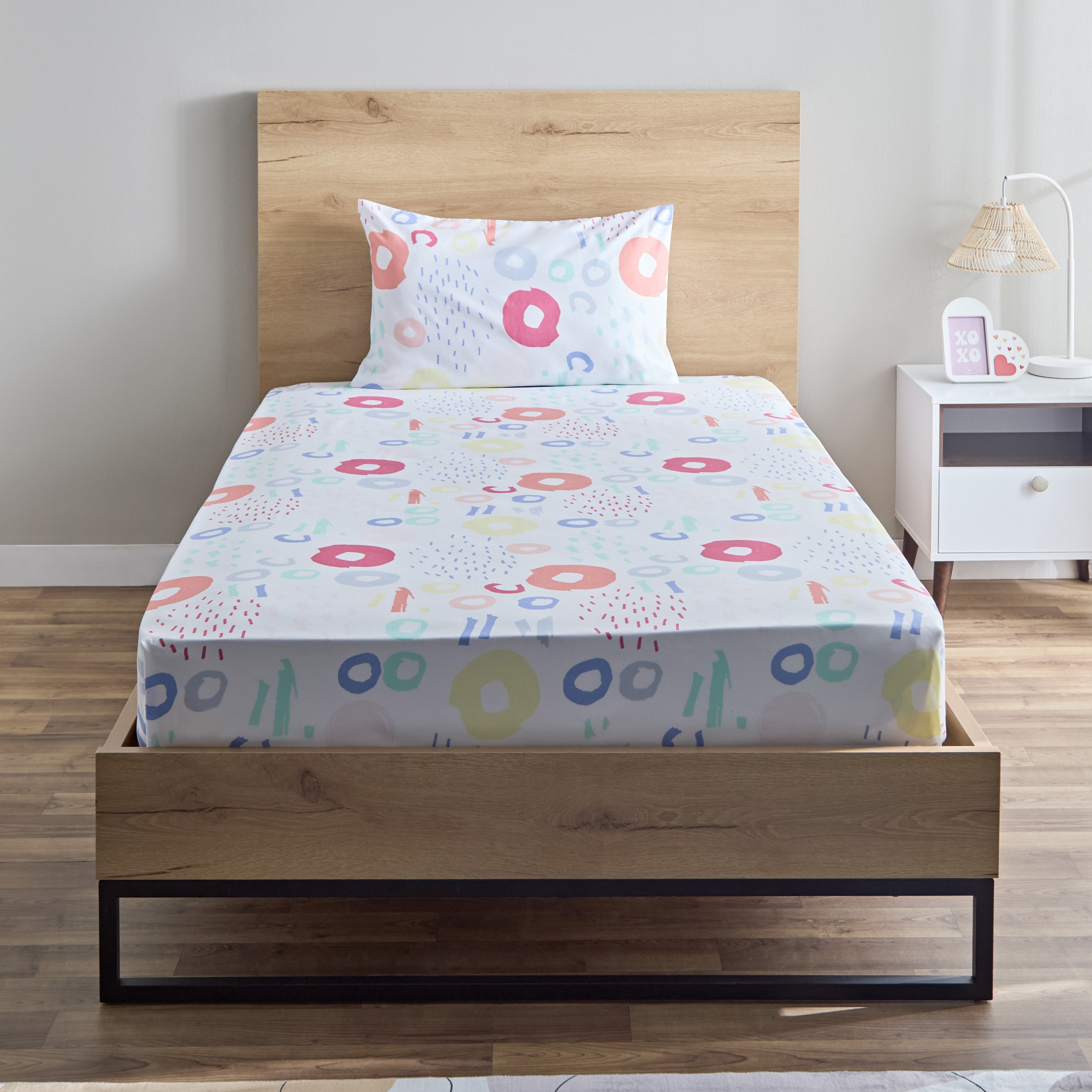 Nora Regina 2-Piece Single Microfibre Flat Sheet Set - 160x240 cm-hbxhomeware-hbxkidsandyouth-image-2