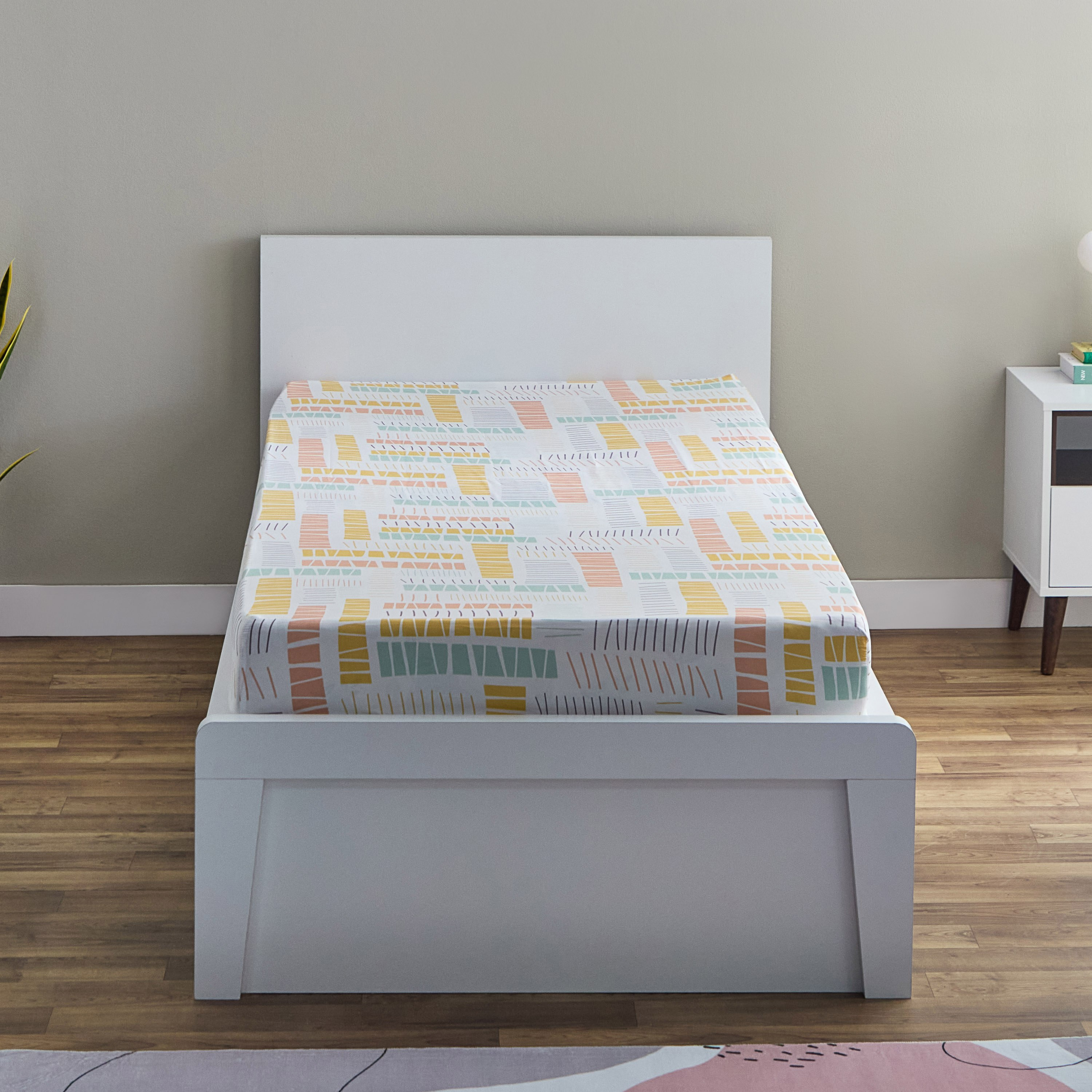 Nora Savana Microfibre Single Fitted Sheet - 90x190+25 cm-hbxhomeware-hbxkidsandyouth-image-2