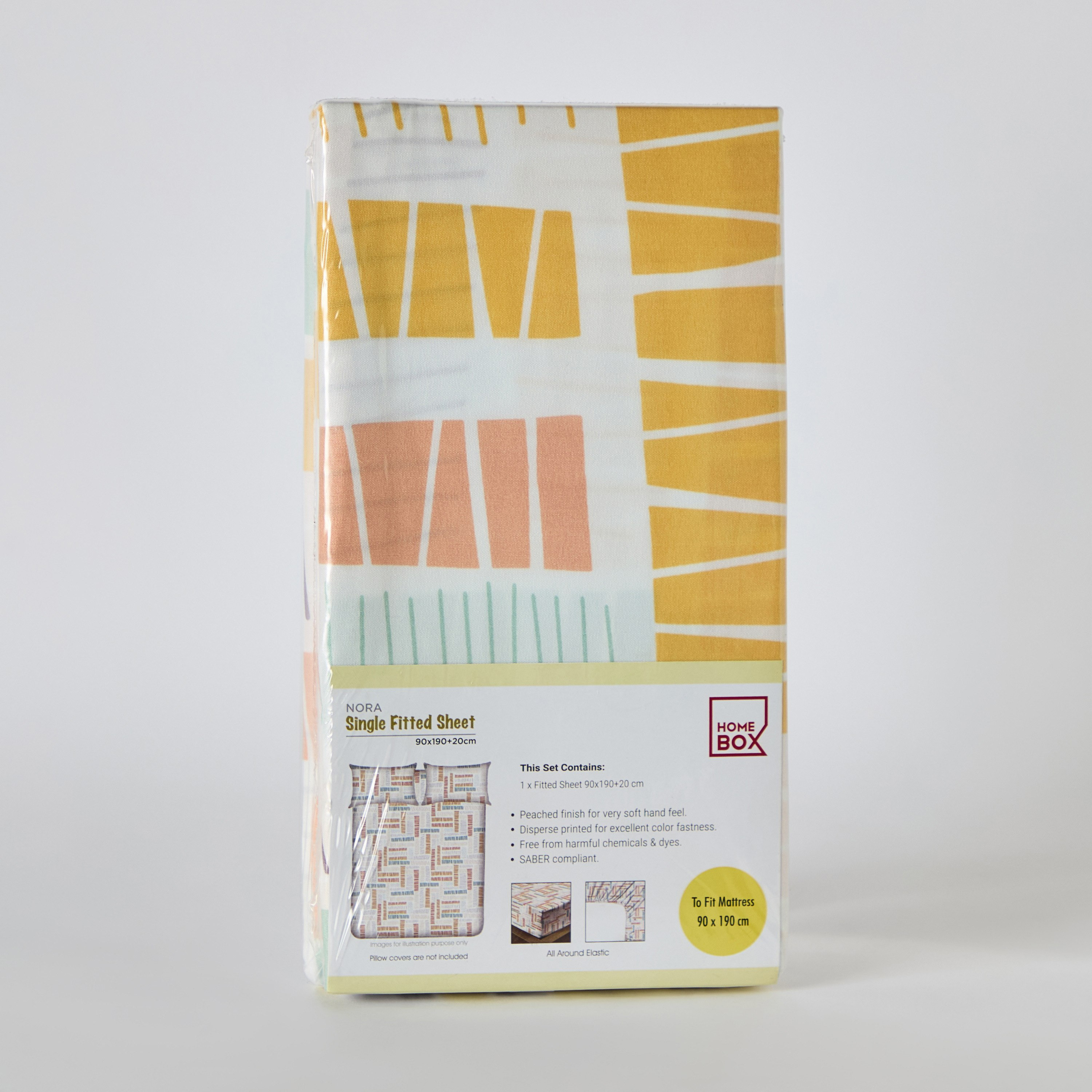 Nora Savana Microfibre Single Fitted Sheet - 90x190+25 cm-hbxhomeware-hbxkidsandyouth-image-8