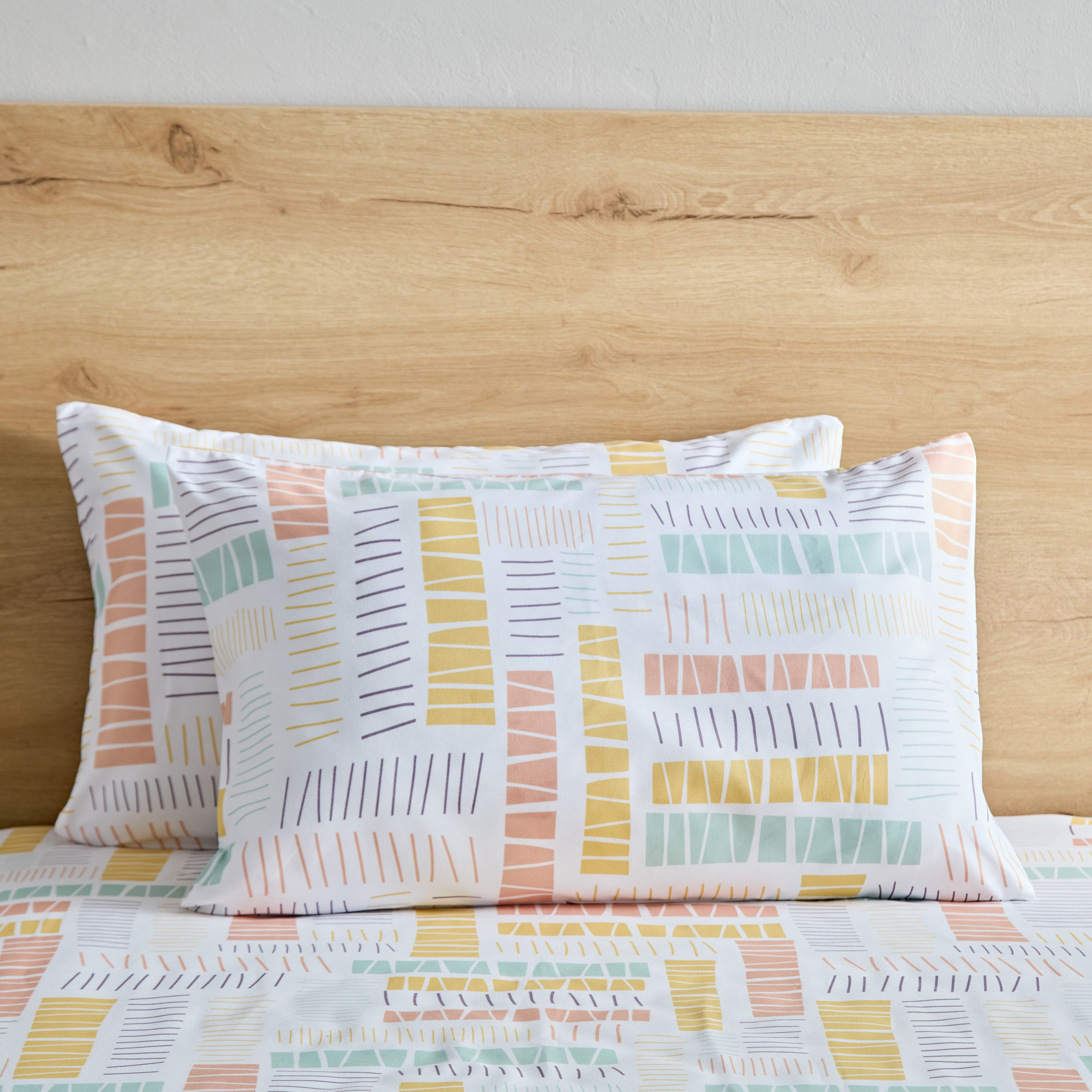 Nora Savana 2-Piece Reversible Microfibre Pillow Cover Set - 50x75 cm-hbxhomeware-hbxkidsandyouth-image-2