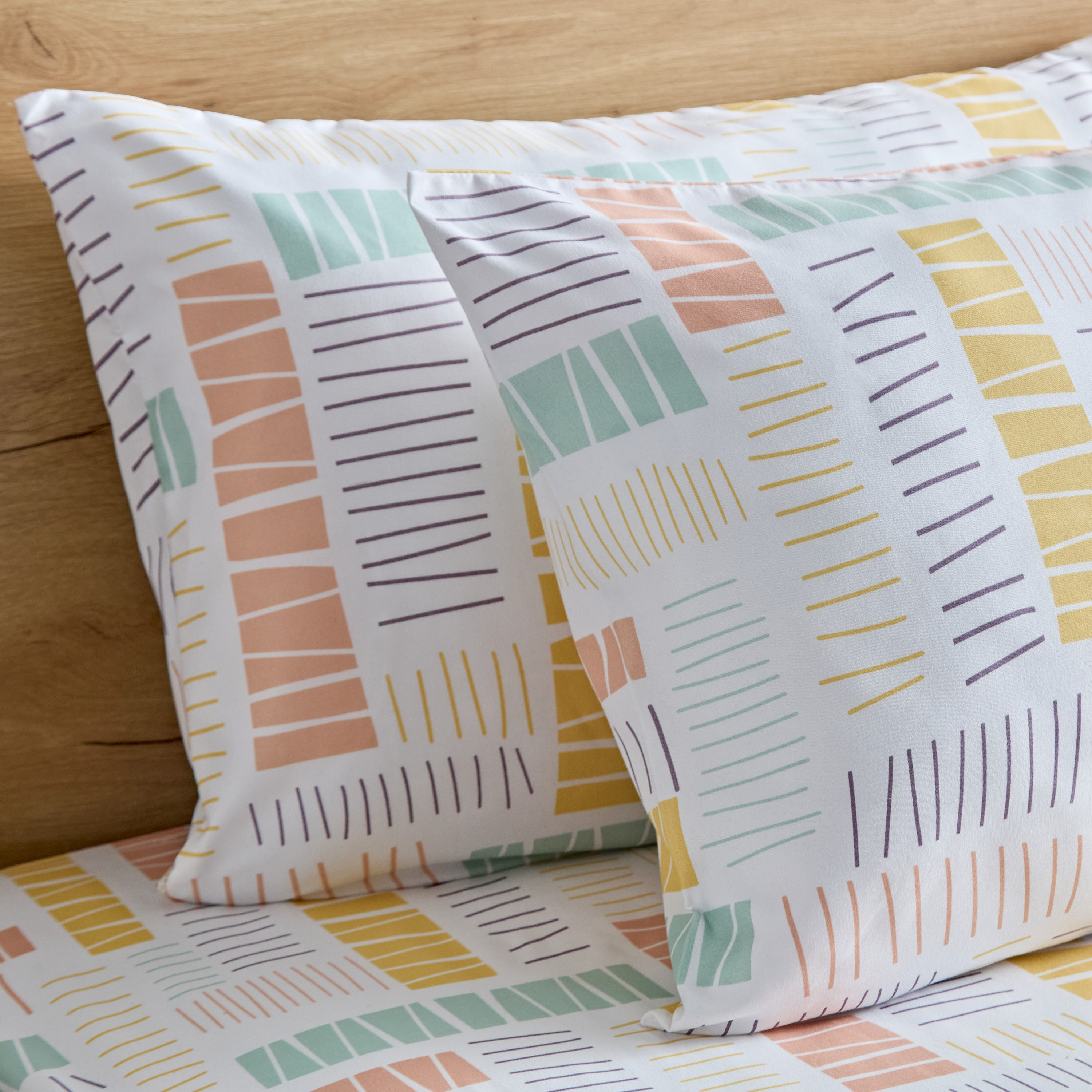 Nora Savana 2-Piece Reversible Microfibre Pillow Cover Set - 50x75 cm-hbxhomeware-hbxkidsandyouth-image-3
