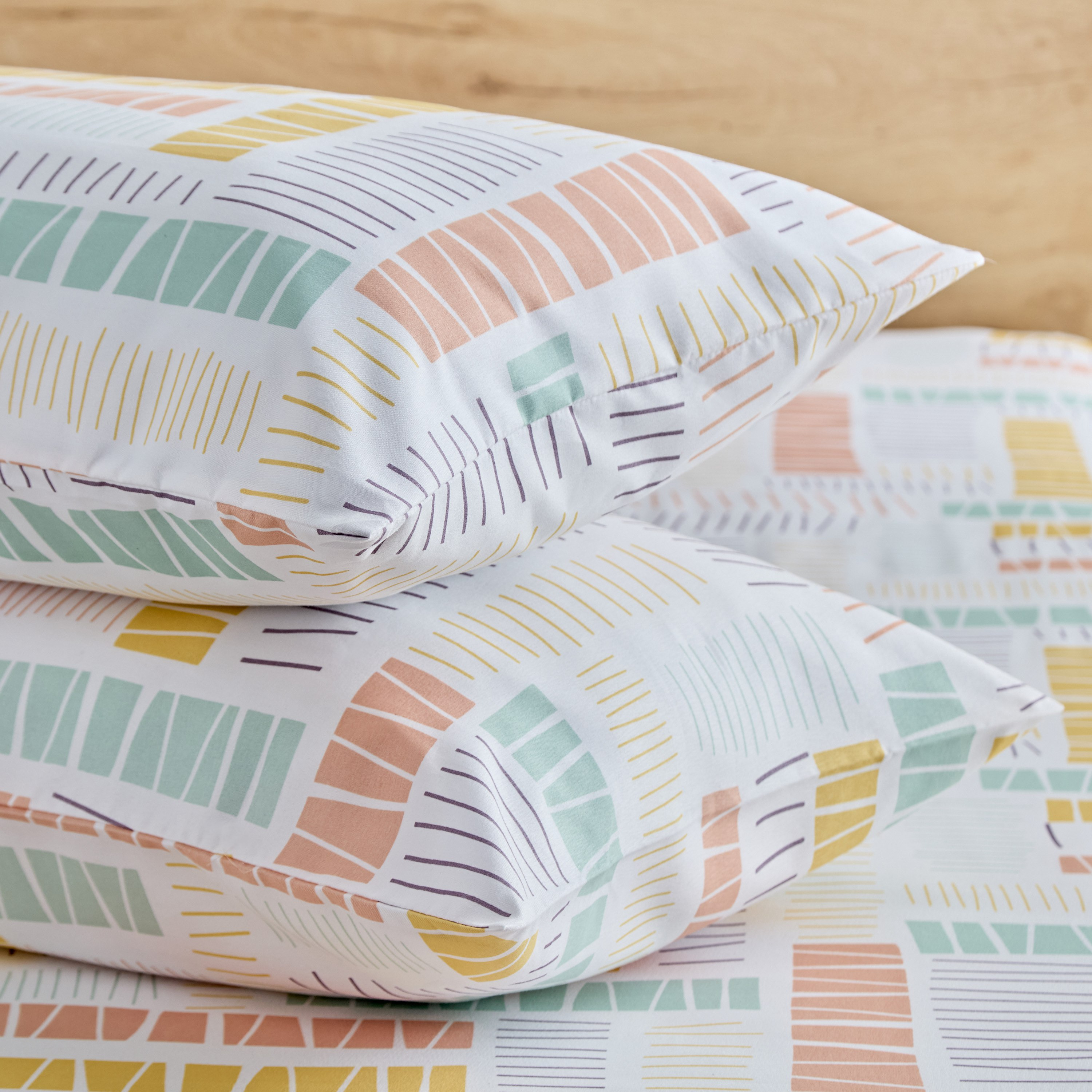Nora Savana 2-Piece Reversible Microfibre Pillow Cover Set - 50x75 cm-hbxhomeware-hbxkidsandyouth-image-4