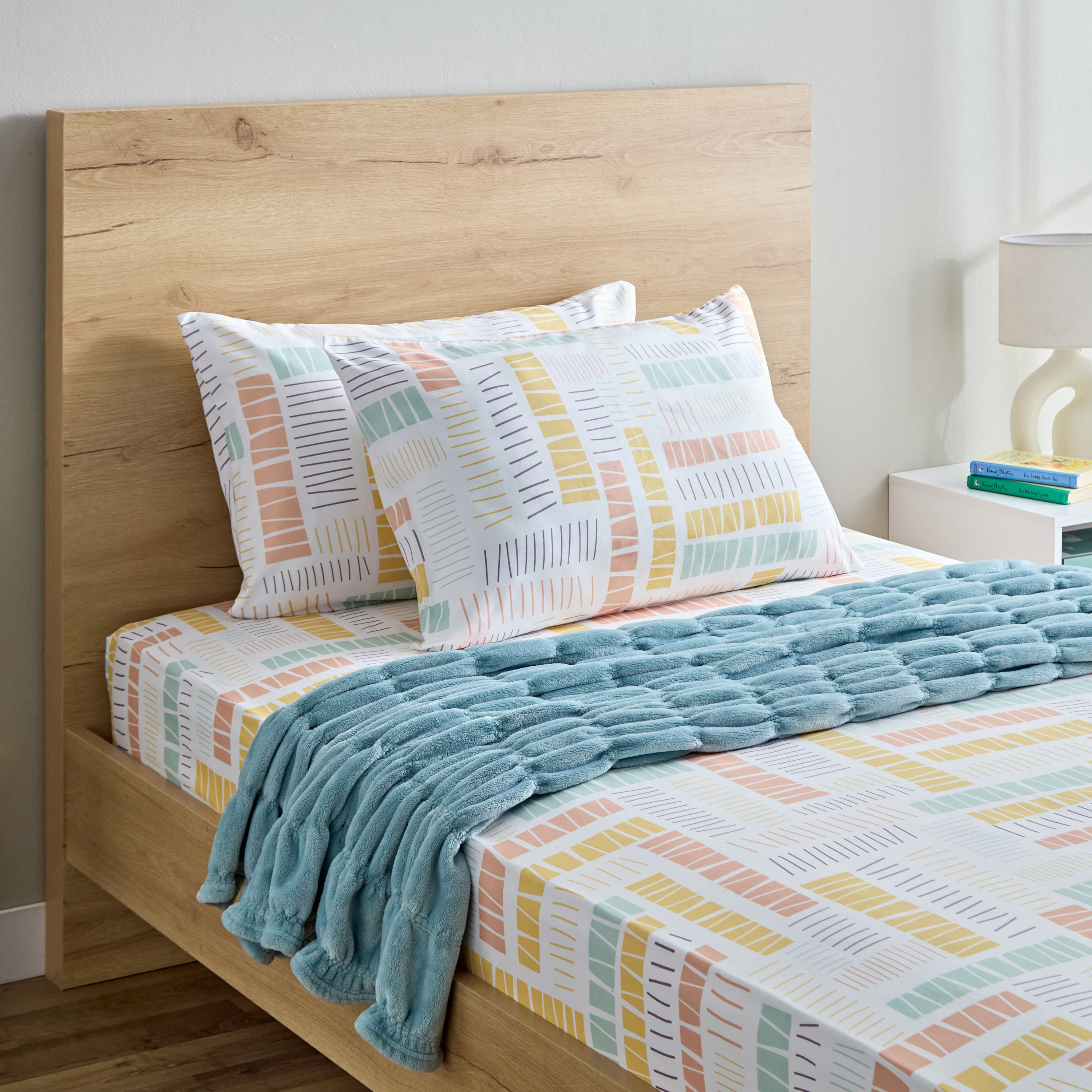 Nora Savana 2-Piece Reversible Microfibre Pillow Cover Set - 50x75 cm-hbxhomeware-hbxkidsandyouth-image-6