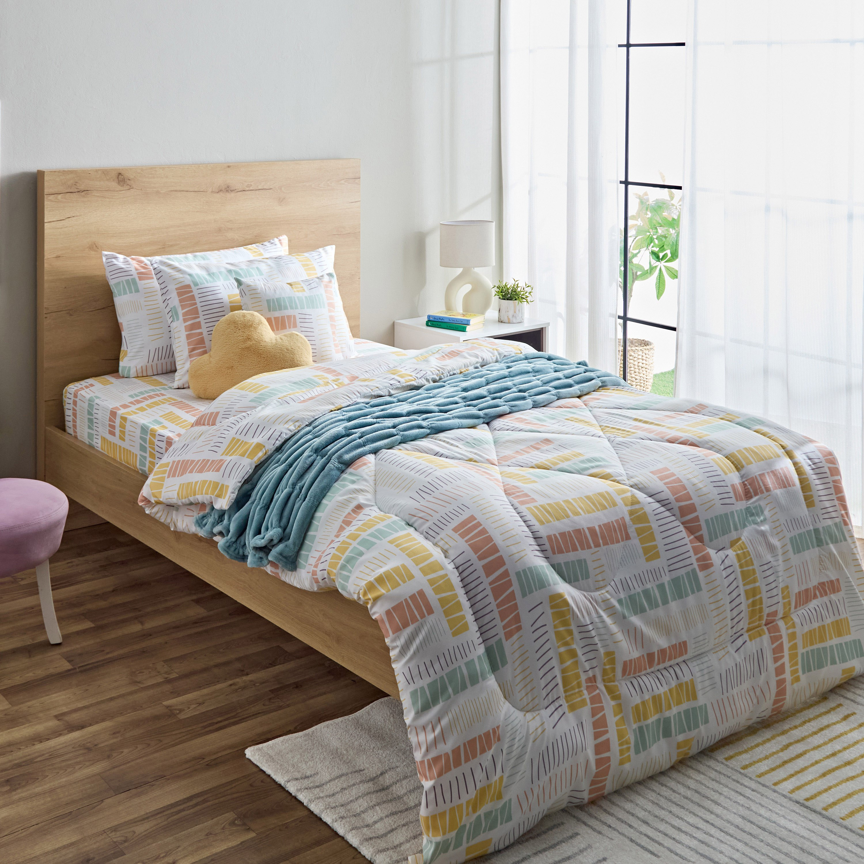 Nora Savana 2-Piece Reversible Microfibre Pillow Cover Set - 50x75 cm-hbxhomeware-hbxkidsandyouth-image-7