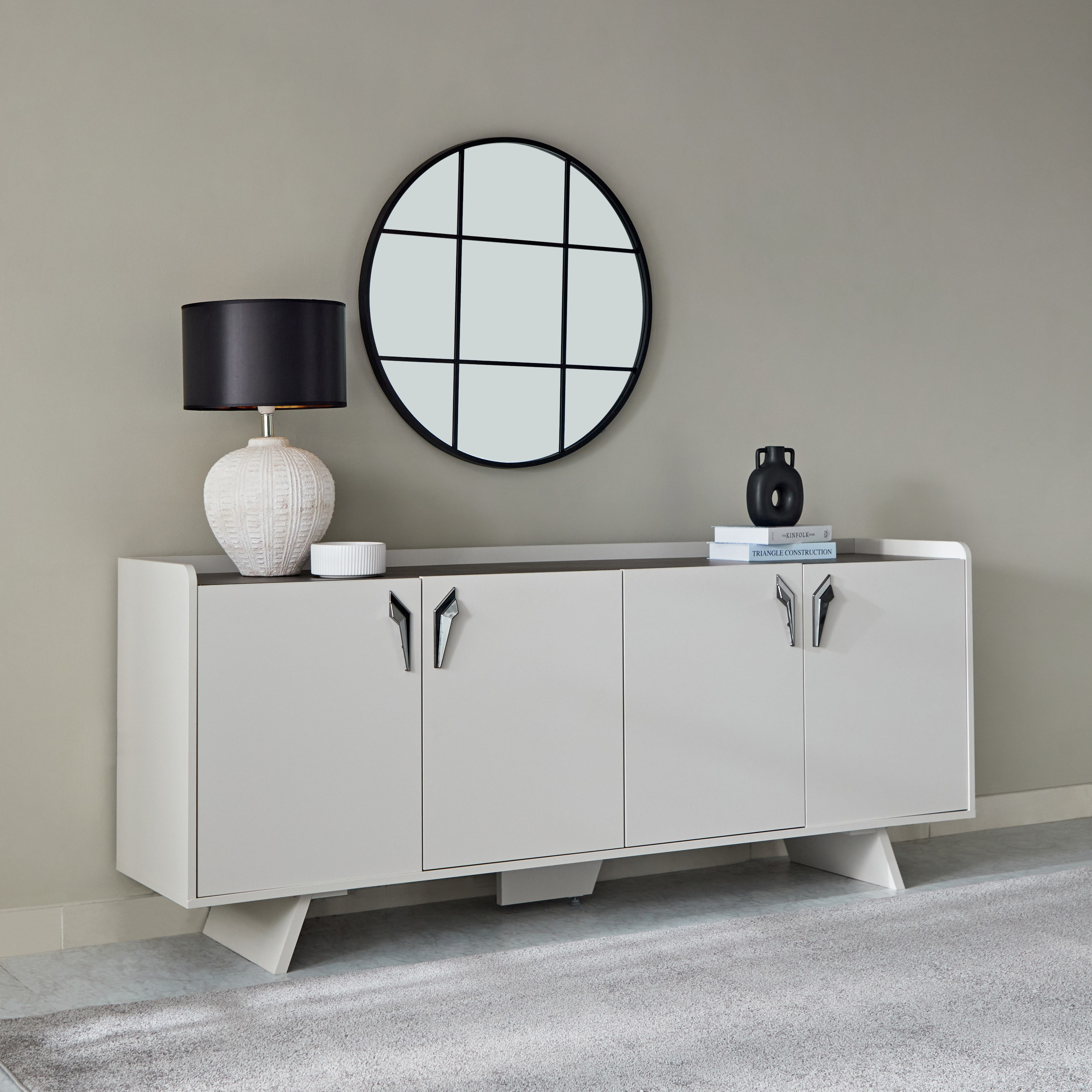 Lality 4-Door Sideboard-hbxfurniture-diningroom-buffetsandsideboards-image-1