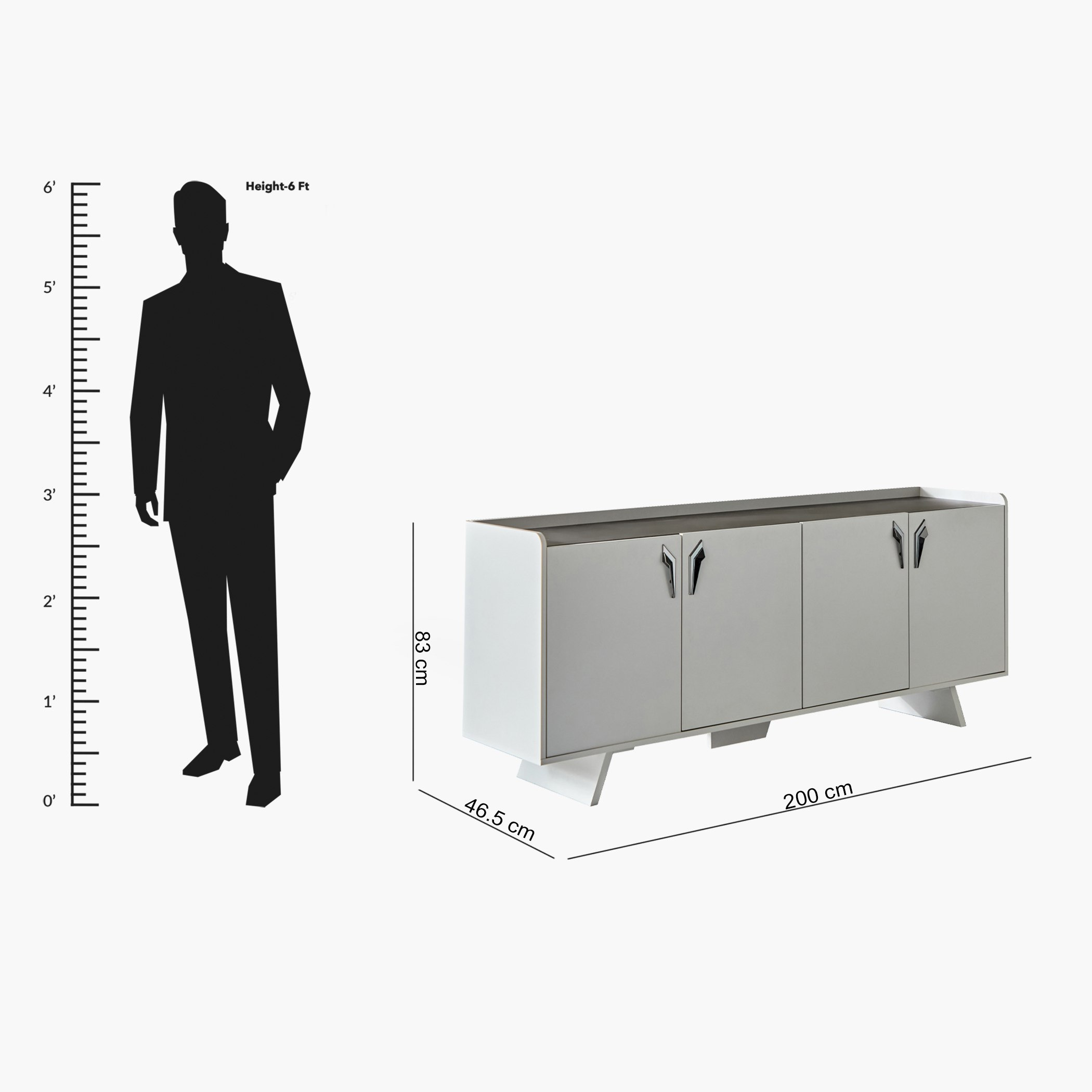 Lality 4-Door Sideboard-hbxfurniture-diningroom-buffetsandsideboards-image-14