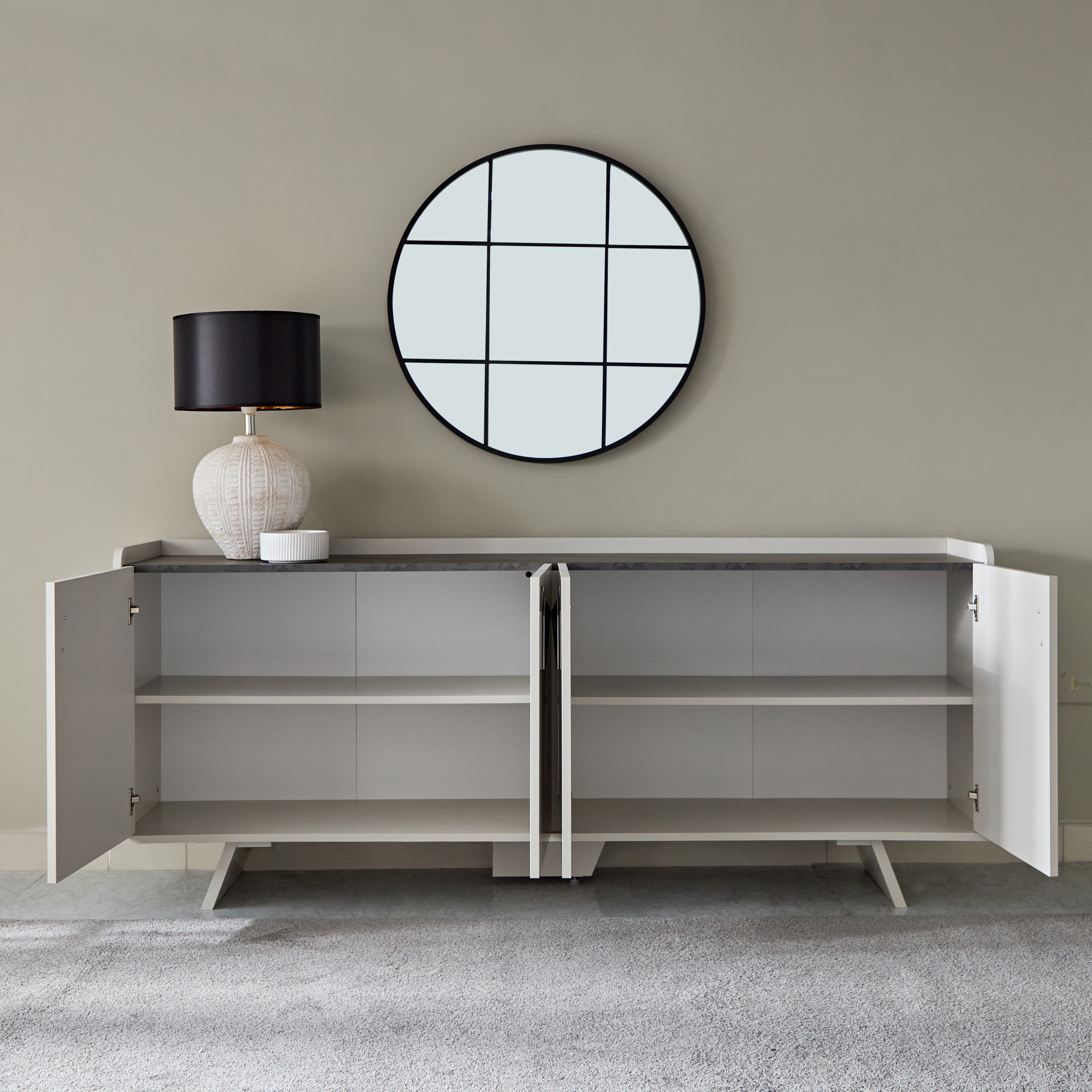 Lality 4-Door Sideboard-hbxfurniture-diningroom-buffetsandsideboards-image-3
