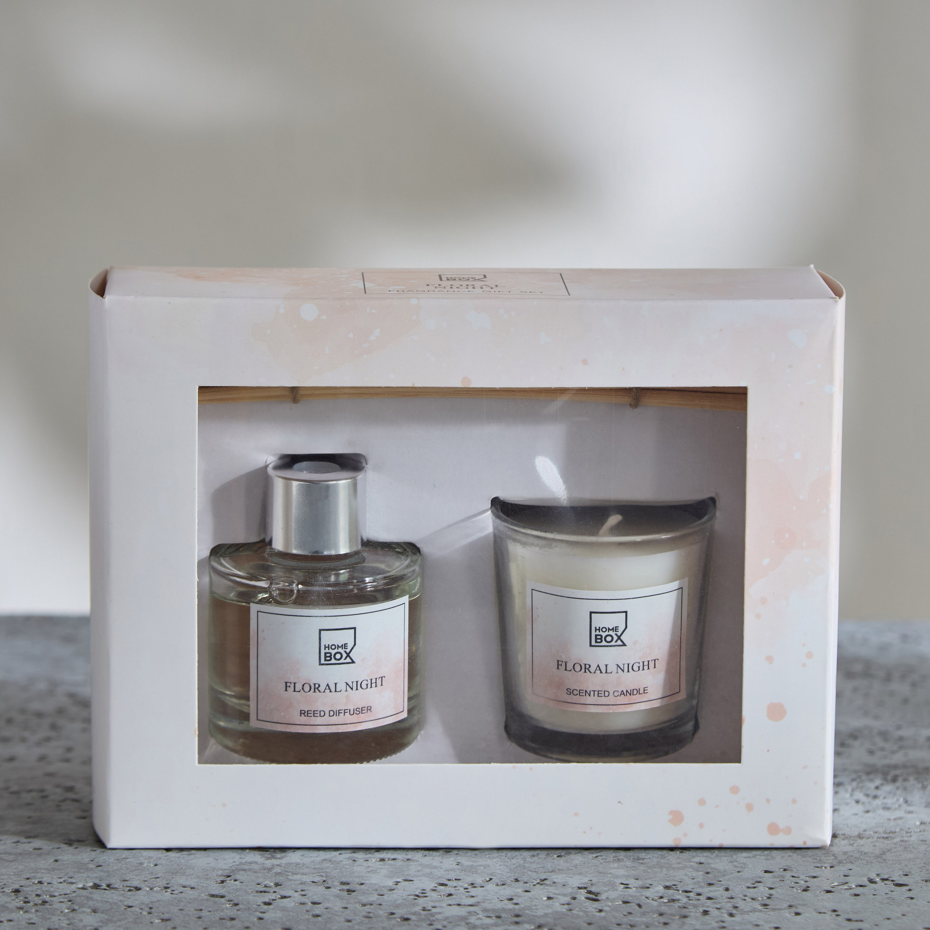 Garden Floral Night Reed Diffuser and Candle Fragrance Gift Set-hbxbedroom-homefragrance-diffusers-image-4