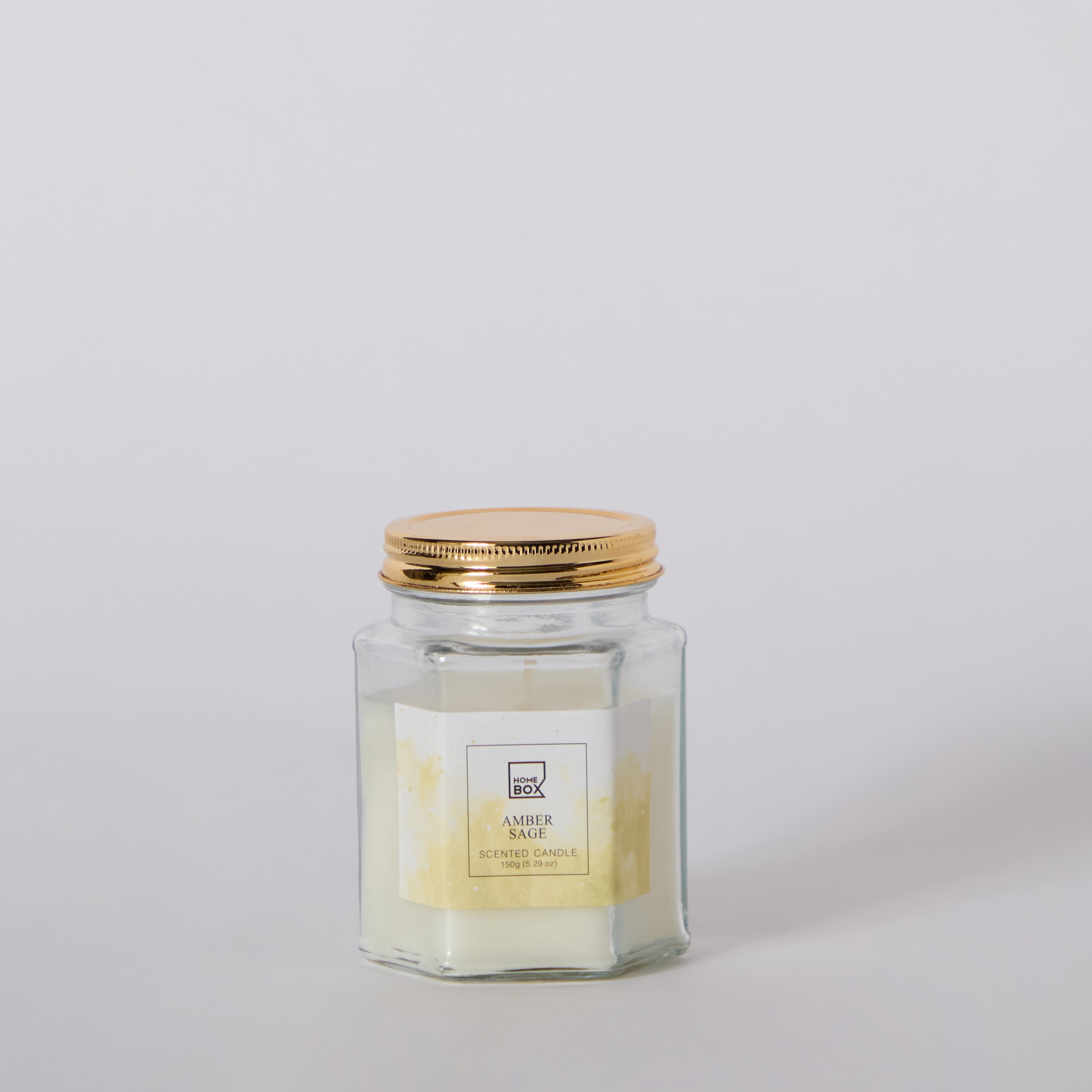 جرة شموع زجاج هيكسا عنبر سيج من جاردن - 150 جم-hbxlivingroom-decorandaccessories-candles-image-5