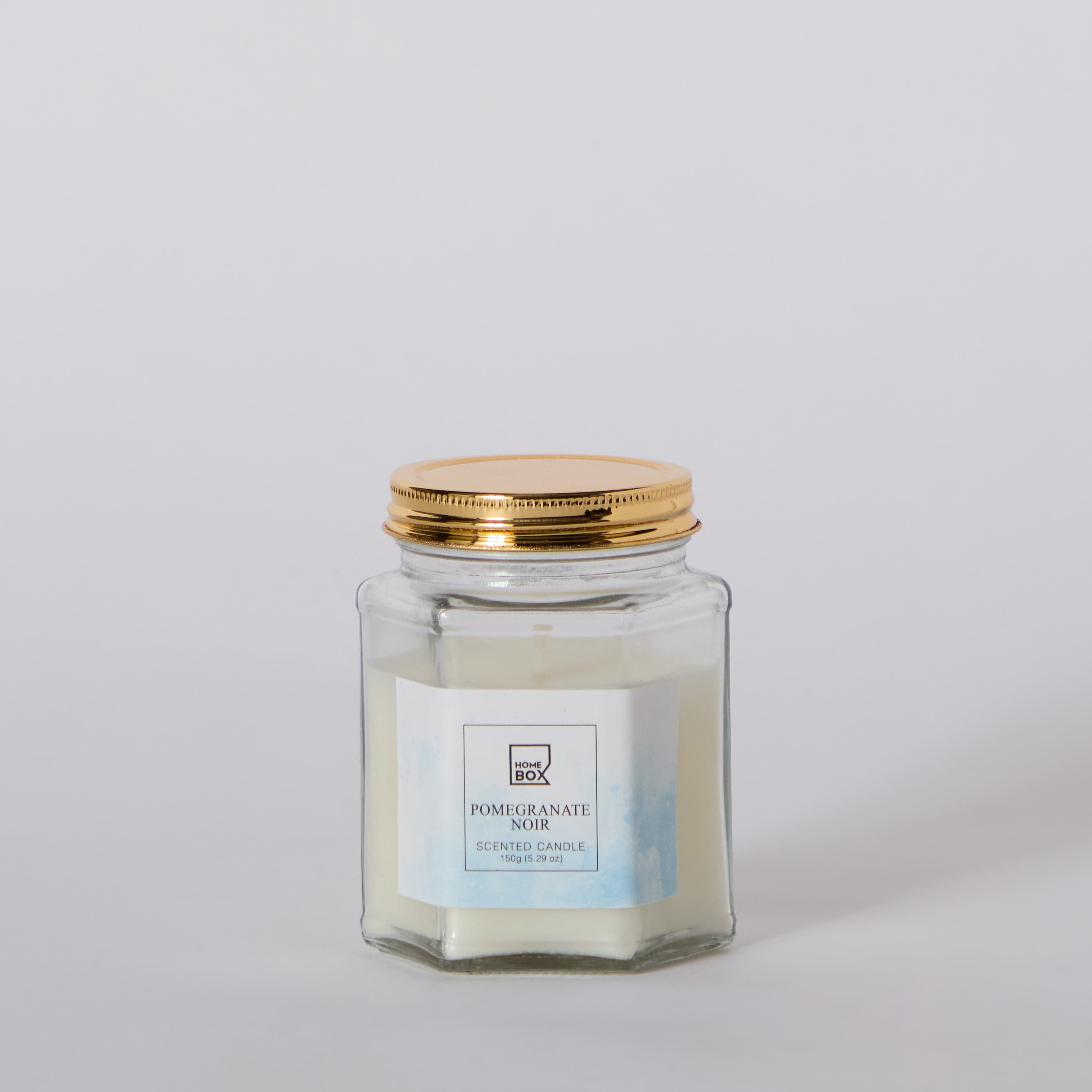 جرة شموع زجاجية سداسية بومجرانيت نوار من جاردن- 150 جم-hbxlivingroom-decorandaccessories-candles-image-5