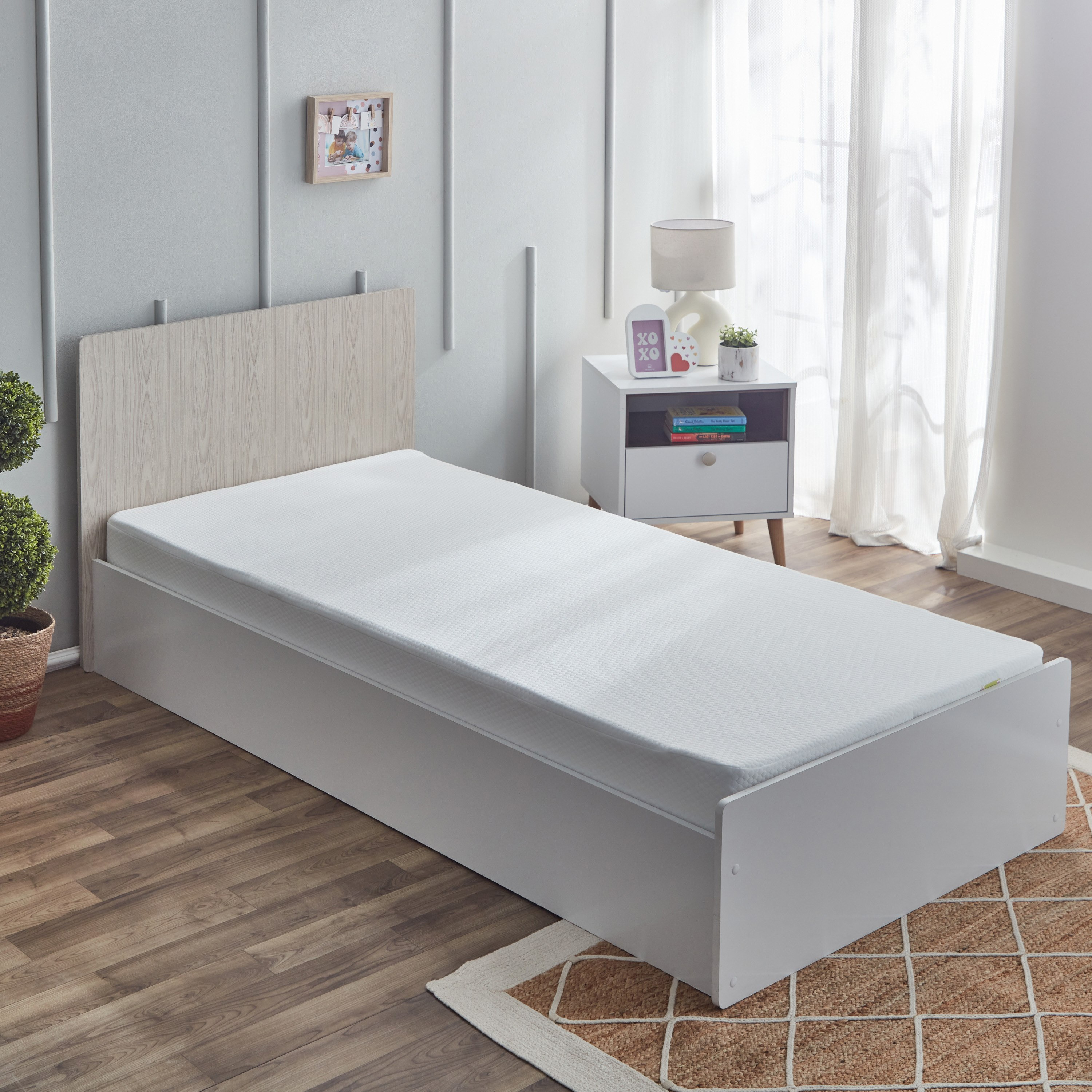SleepEase iHampton Kids Foam Bonnell Spring Single Mattress - 90x200x16 cm-hbxfurniture-bedroom-mattresses-single-image-2