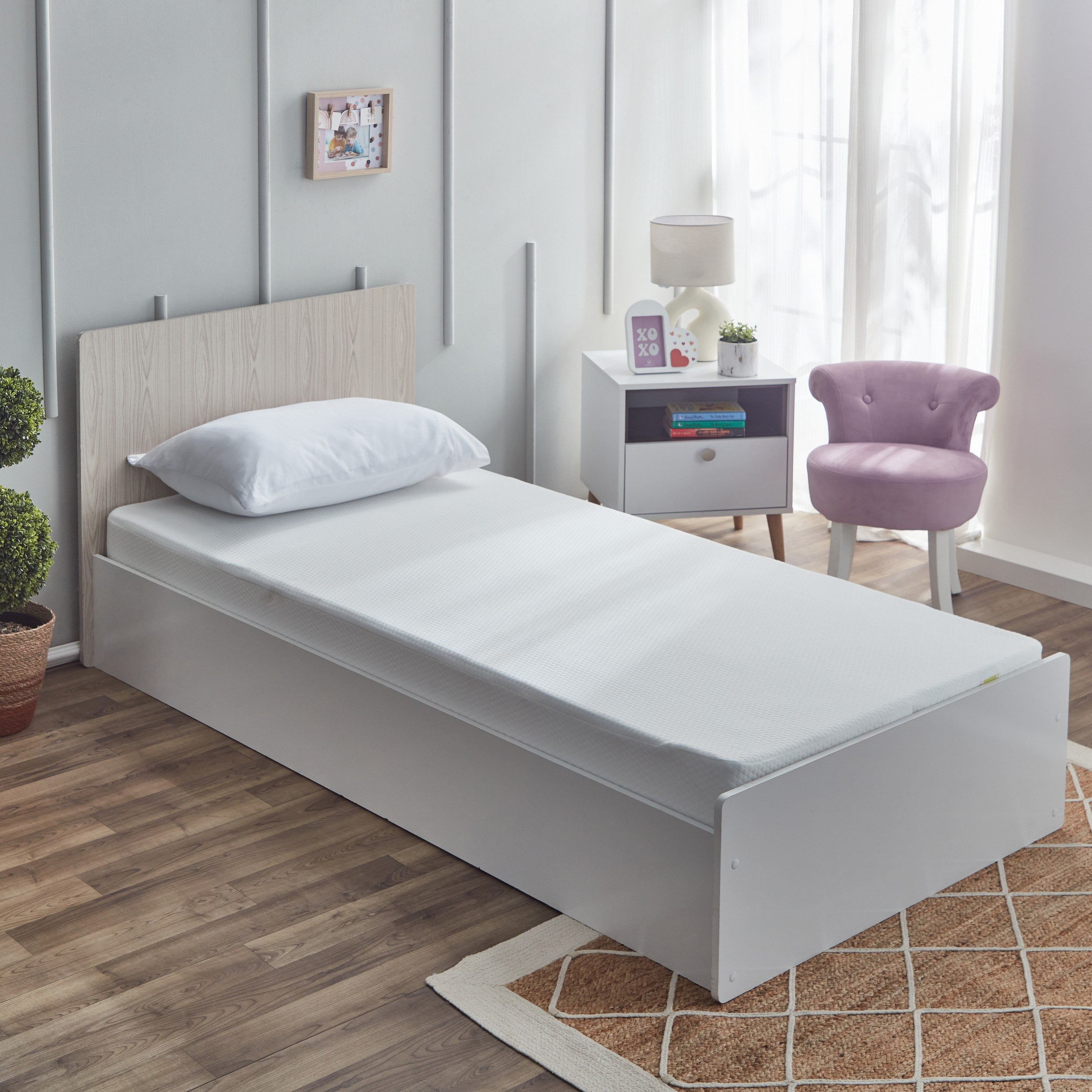 SleepEase iHampton Kids Foam Bonnell Spring Single Mattress - 90x200x16 cm-hbxfurniture-bedroom-mattresses-single-image-10