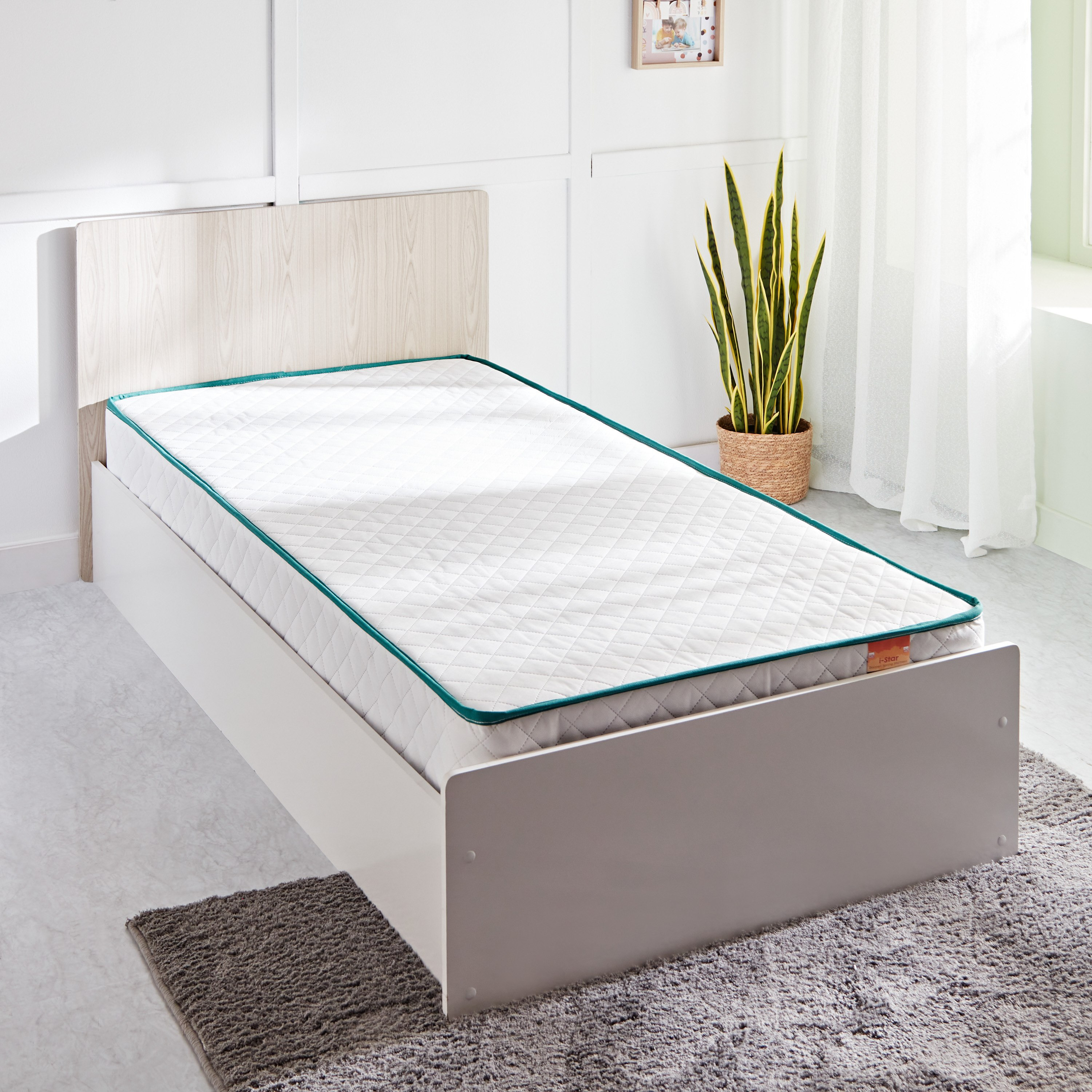 SleepEase iStar Kids Foam Bonnell Spring Single Mattress - 90x190x22 cm-hbxfurniture-bedroom-mattresses-single-image-2