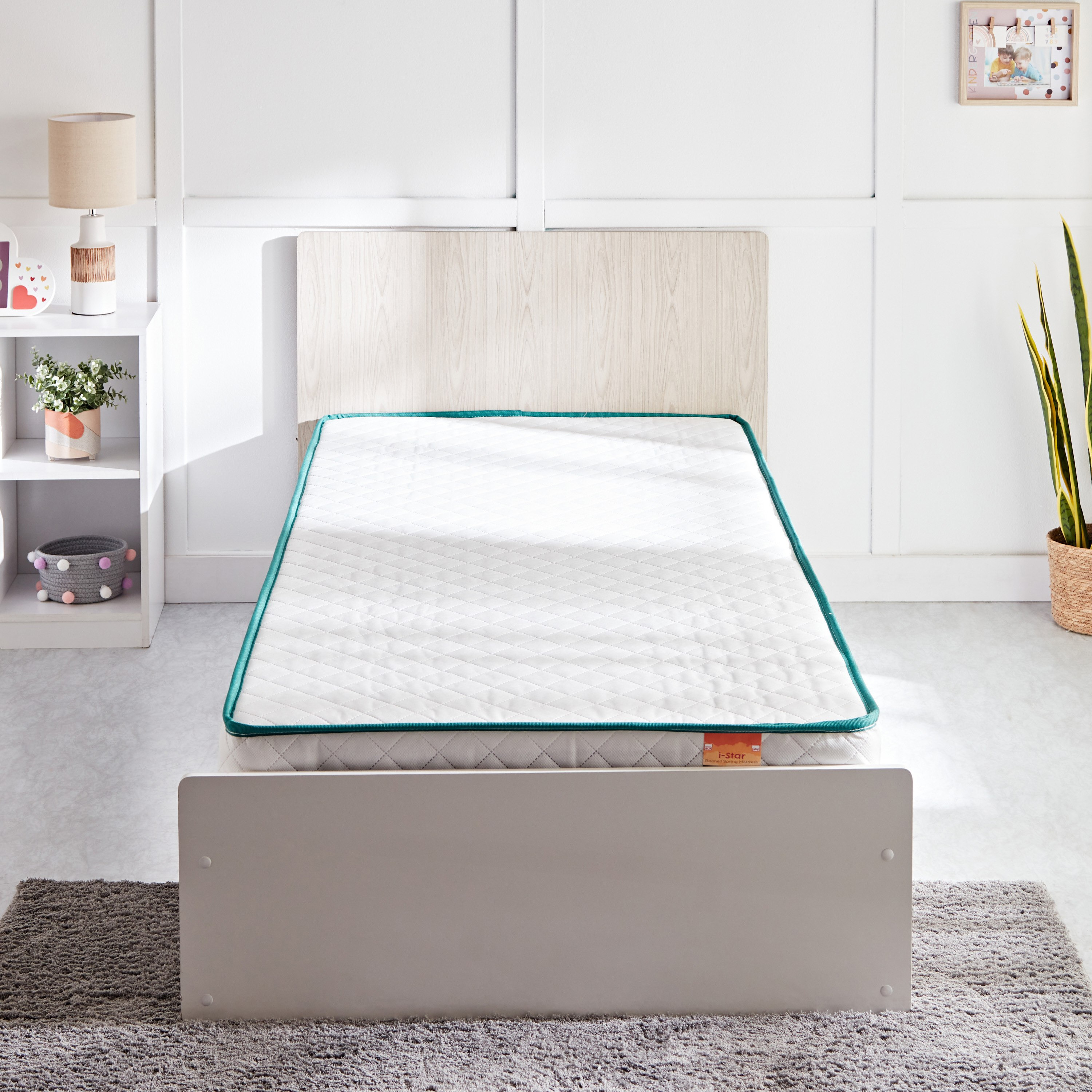 SleepEase iStar Kids Foam Bonnell Spring Single Mattress - 90x200x22 cm-hbxfurniture-bedroom-mattresses-single-image-3