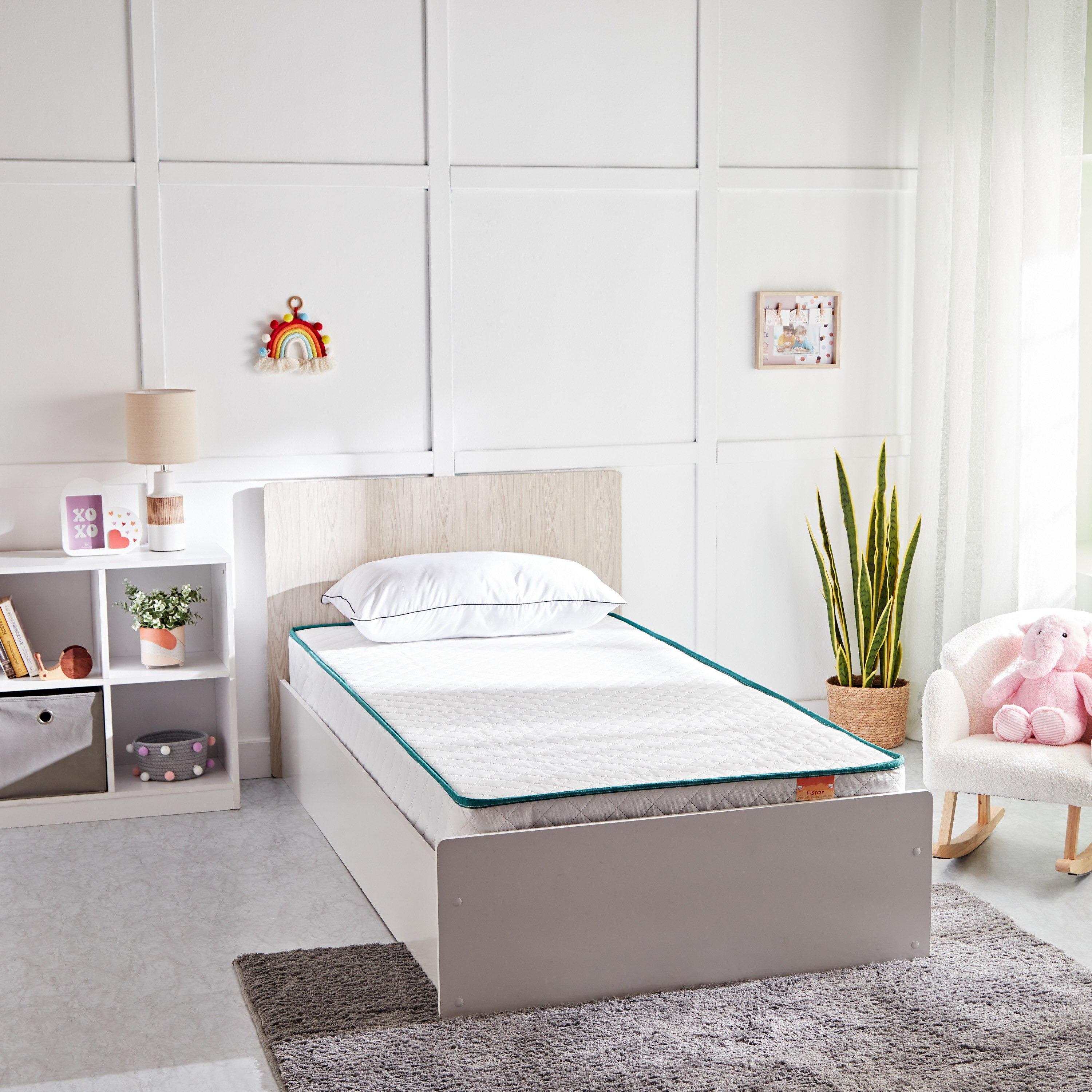 SleepEase iStar Kids Foam Bonnell Spring Single Mattress - 90x200x22 cm-hbxfurniture-bedroom-mattresses-single-image-10