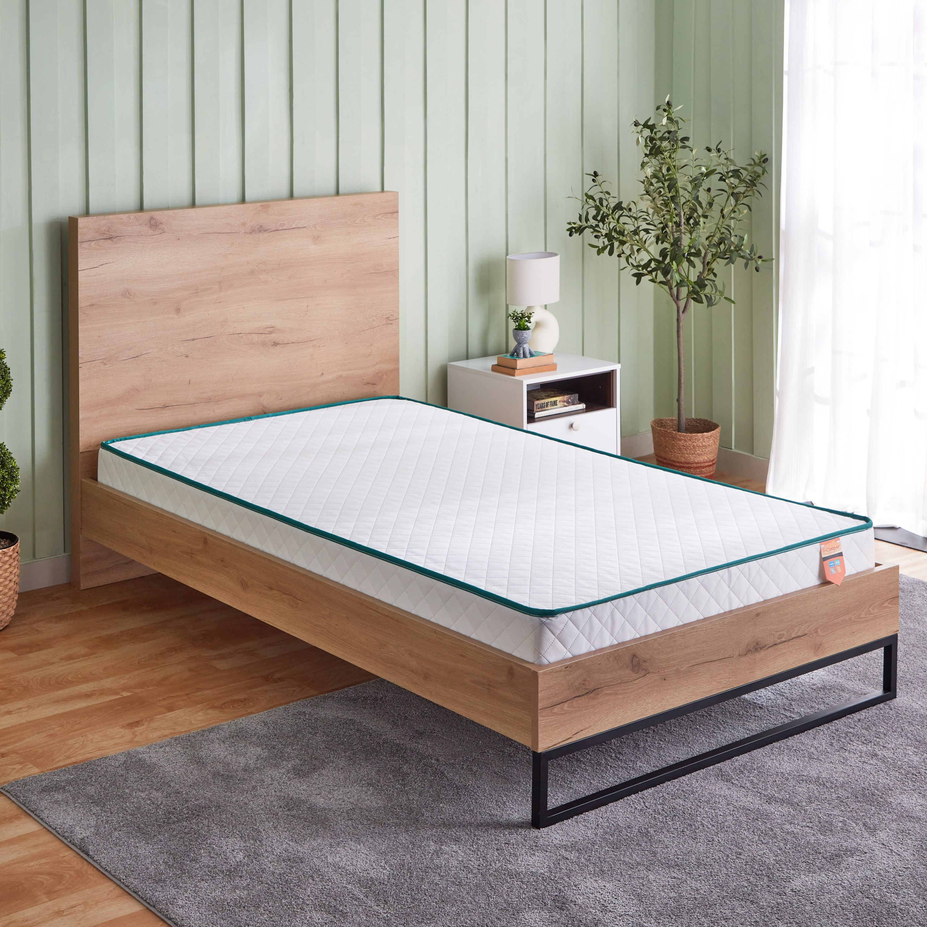 مرتبة توين فوم للأطفال بنوابض جيبية آي كوبر من سليب إيز - 120x200x16 سم-hbxfurniture-mattresses-twin-image-2