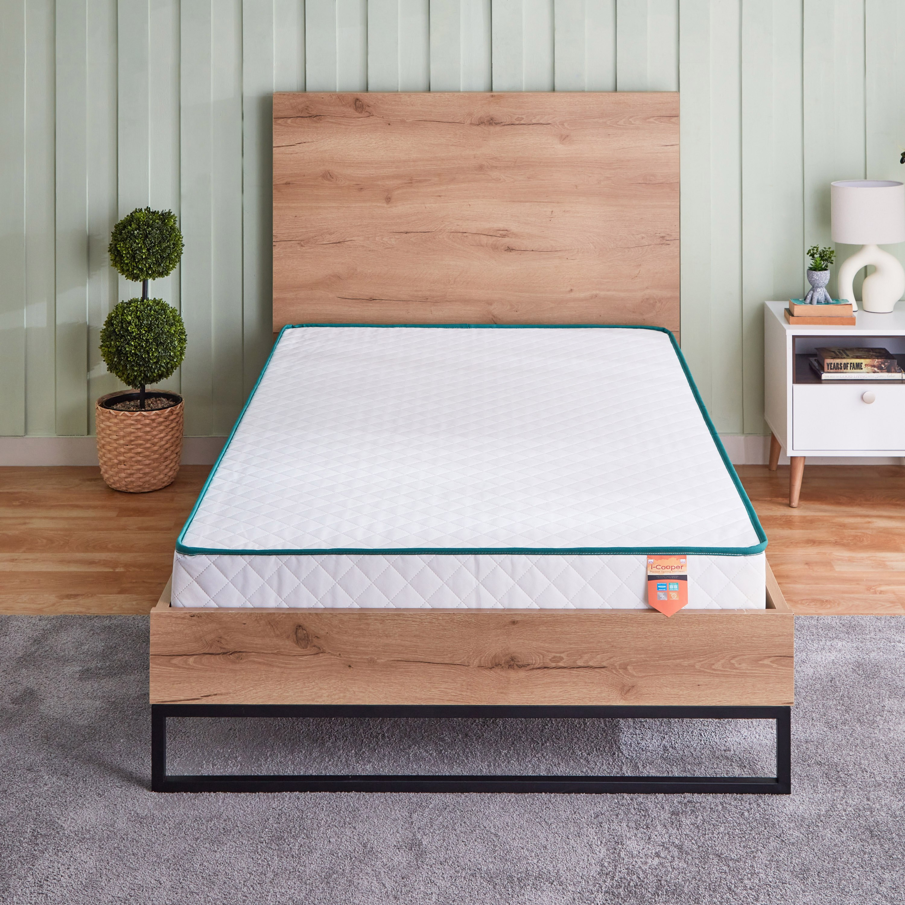 مرتبة توين فوم للأطفال بنوابض جيبية آي كوبر من سليب إيز - 120x200x16 سم-hbxfurniture-mattresses-twin-image-3