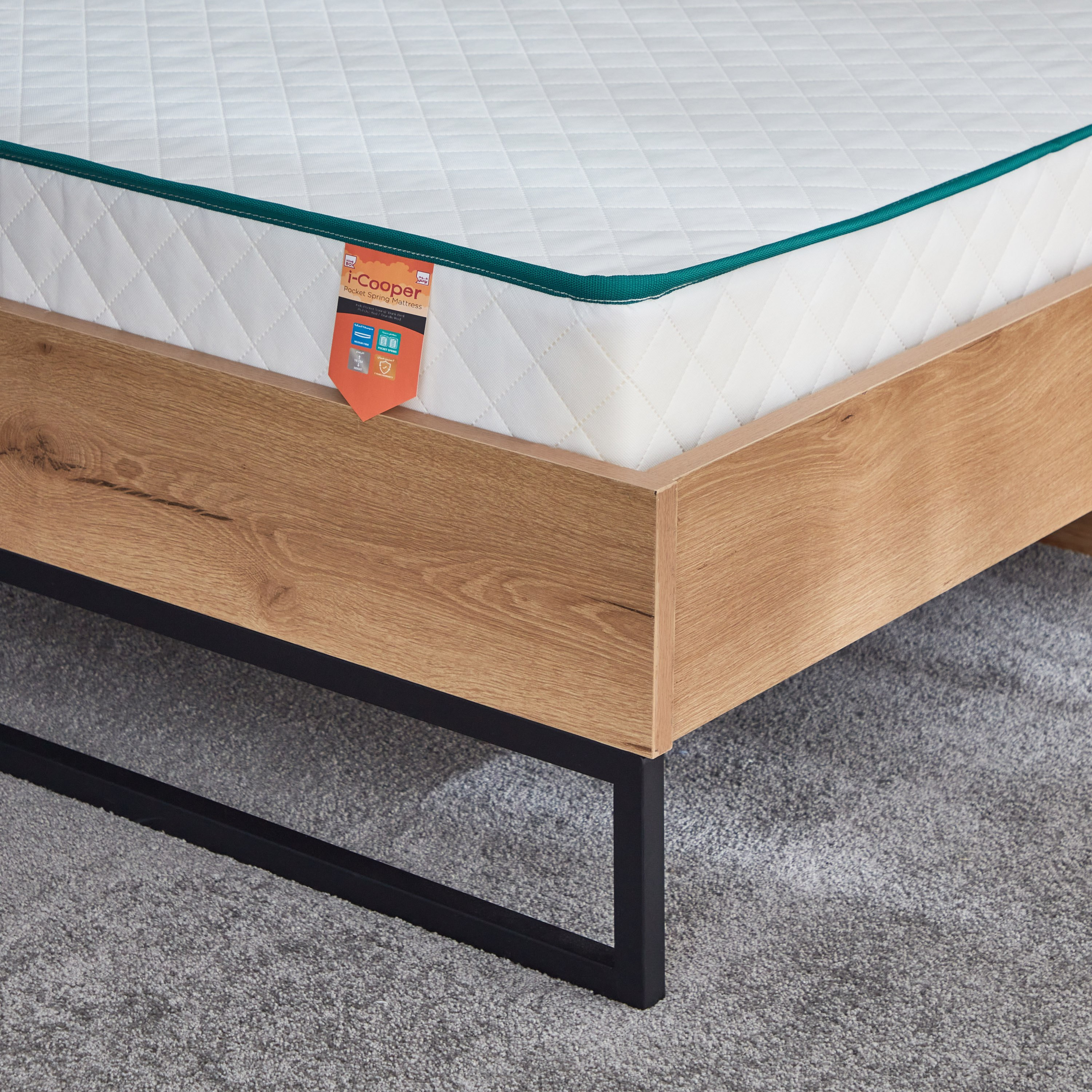 مرتبة توين فوم للأطفال بنوابض جيبية آي كوبر من سليب إيز - 120x200x16 سم-hbxfurniture-mattresses-twin-image-8