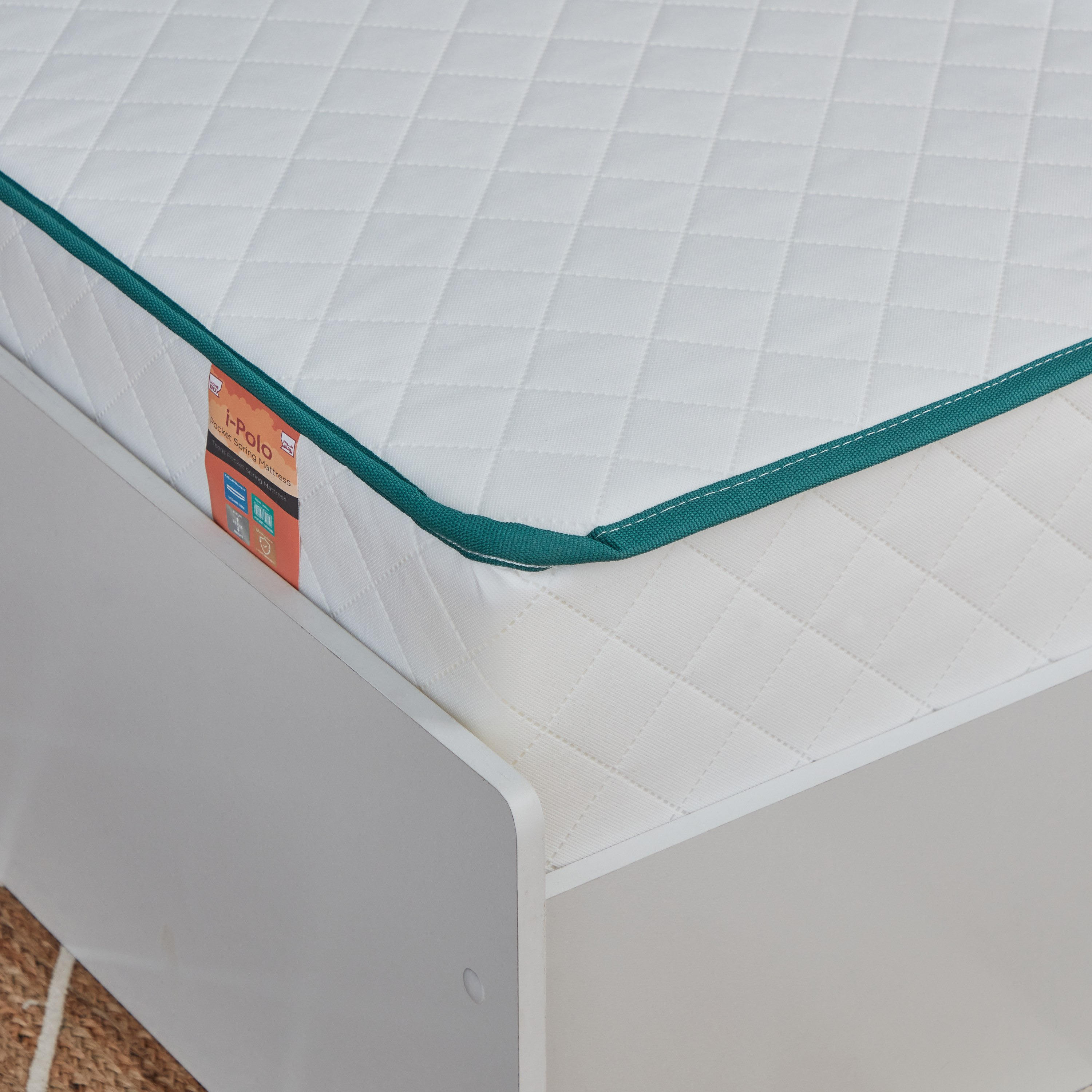 iPolo Single Pocket Spring Mattress - 90x200x25 cm-hbxfurniture-bedroom-mattresses-single-image-7