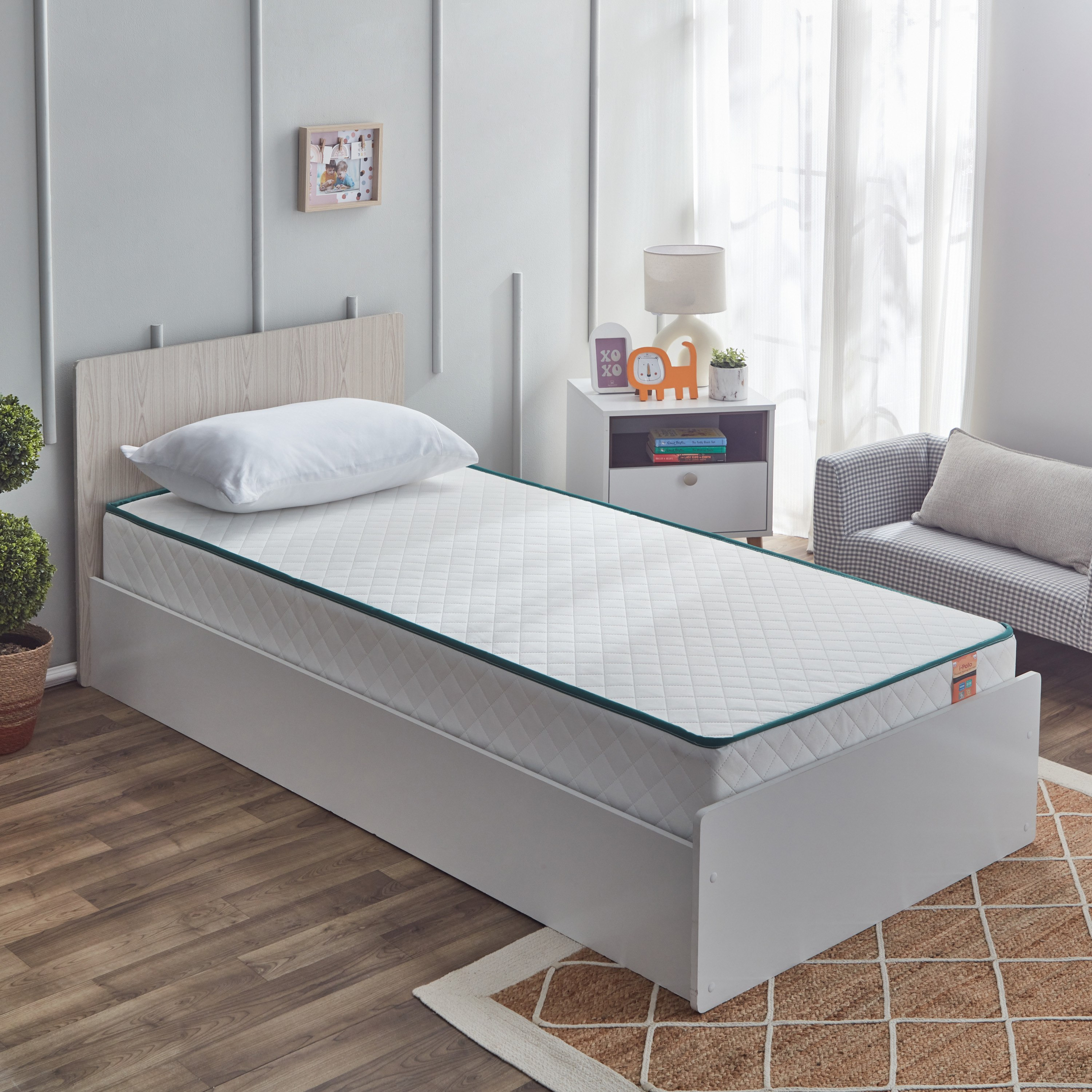 iPolo Single Pocket Spring Mattress - 90x200x25 cm-hbxfurniture-bedroom-mattresses-single-image-8