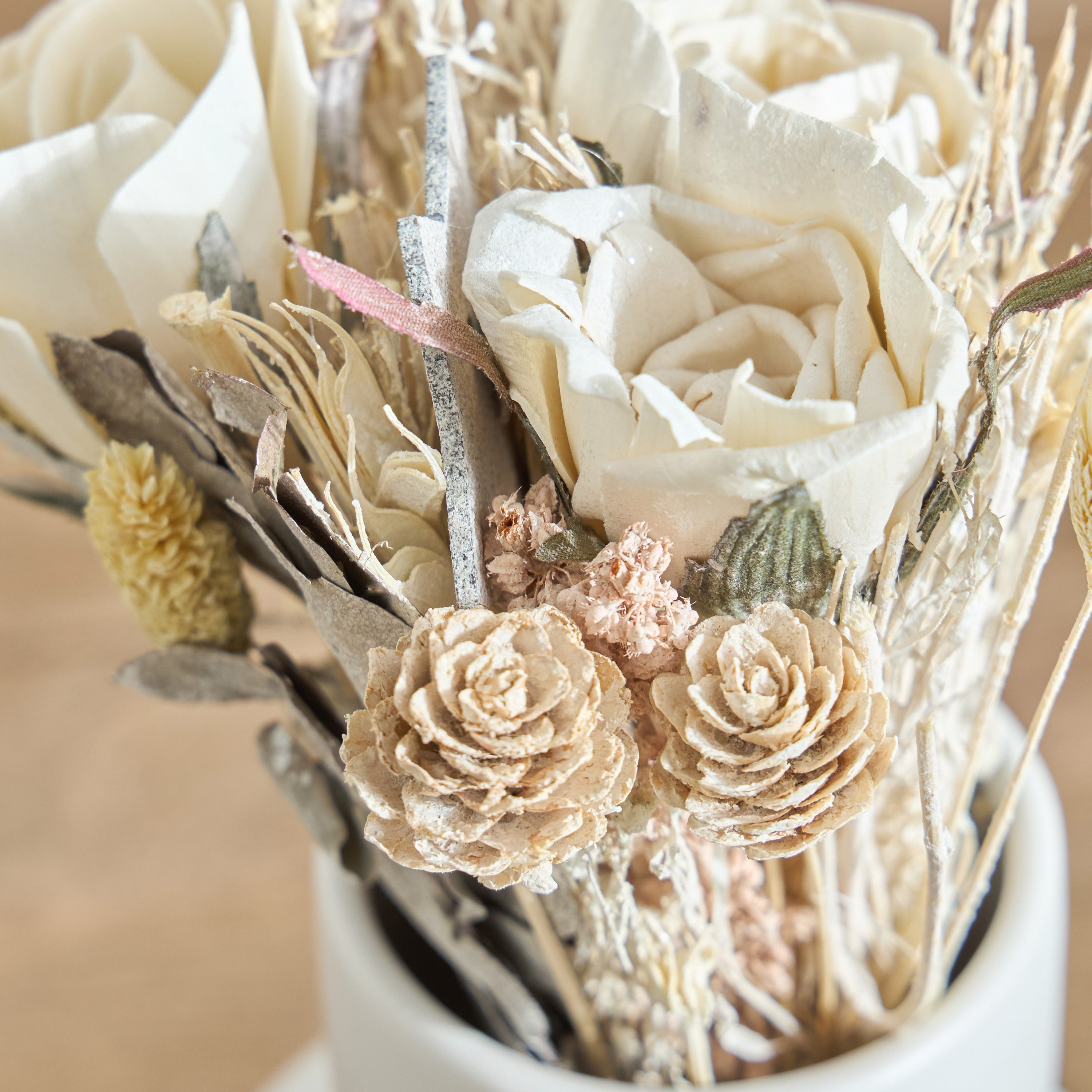 باقة زهور مستديرة مربوطة يدويًا من مايلي - 30 سم-hbxdecorandfurnishings-homeaccessories-artificialflowersandplants-image-2