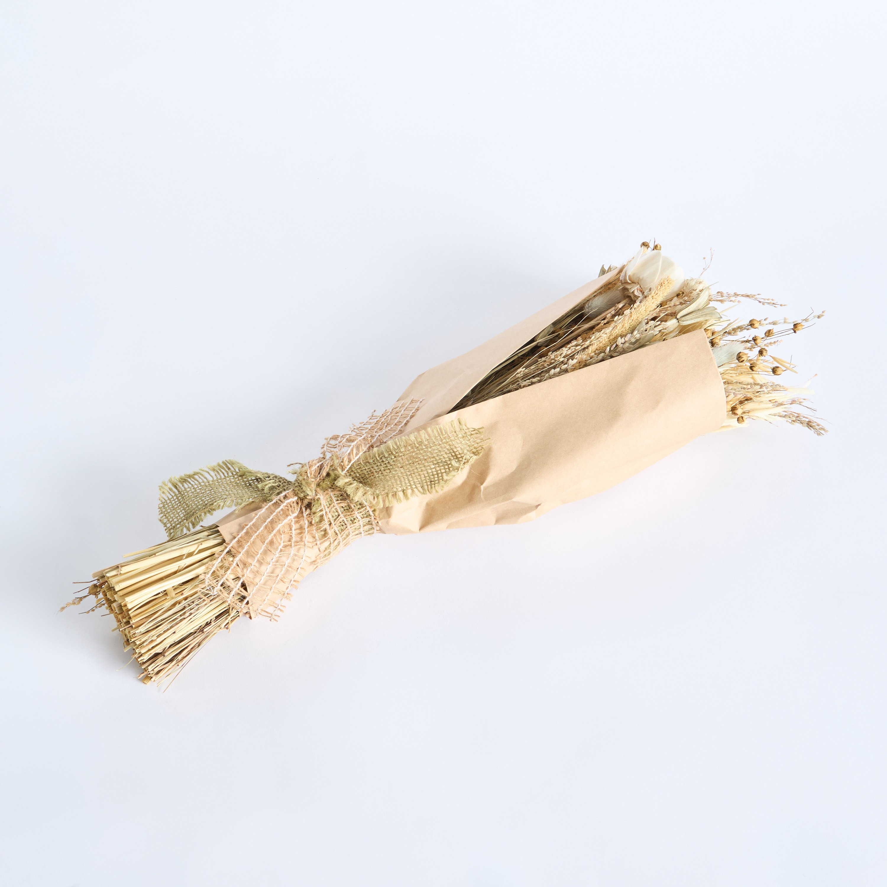 Miley Dried Flower Bouquet with Tissi Grass - 45 cm-hbxdecorandfurnishings-homeaccessories-artificialflowersandplants-image-4