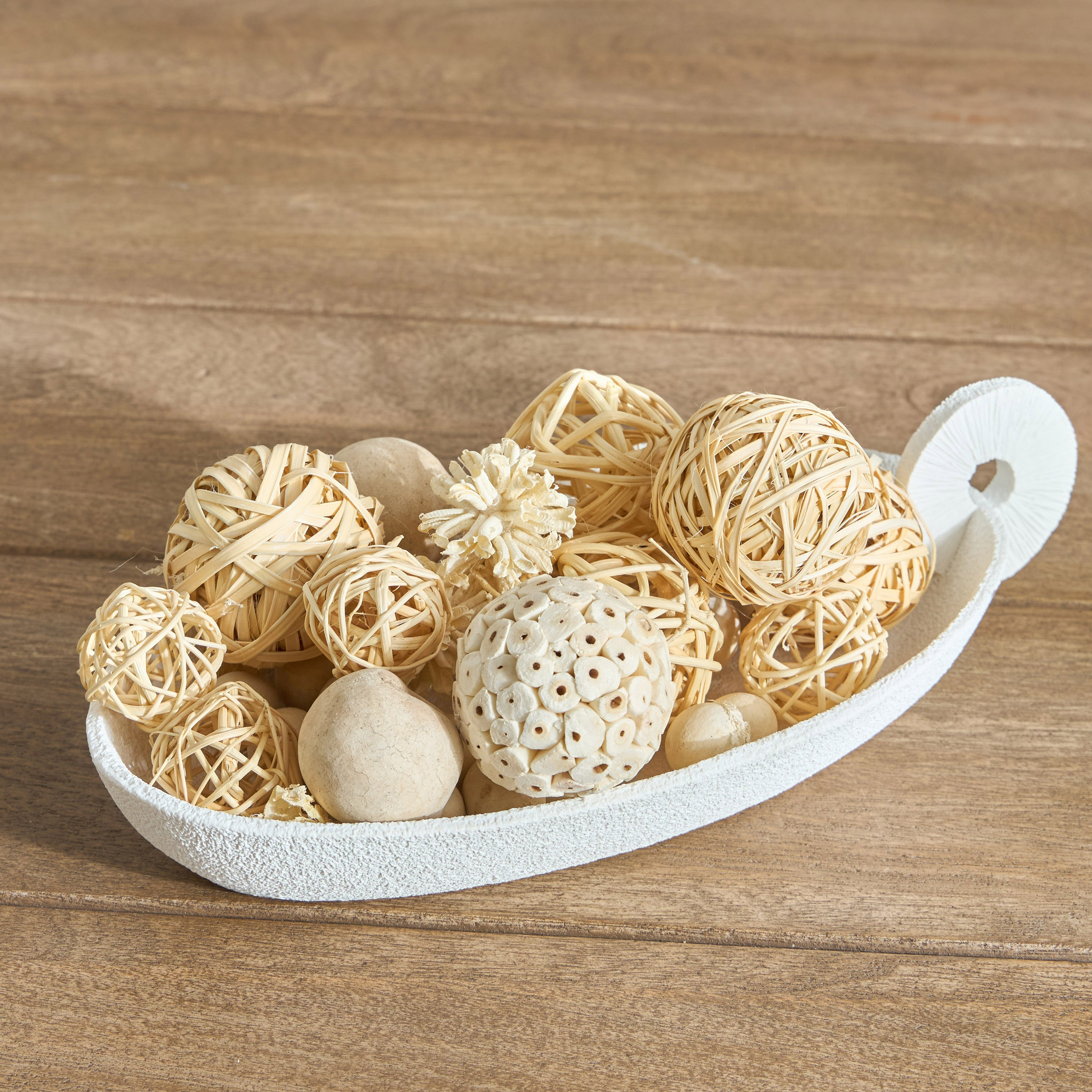 Miley Natural Dried Ball Mix - 10x10x20 cm-hbxdecorandfurnishings-homeaccessories-artificialflowersandplants-image-1
