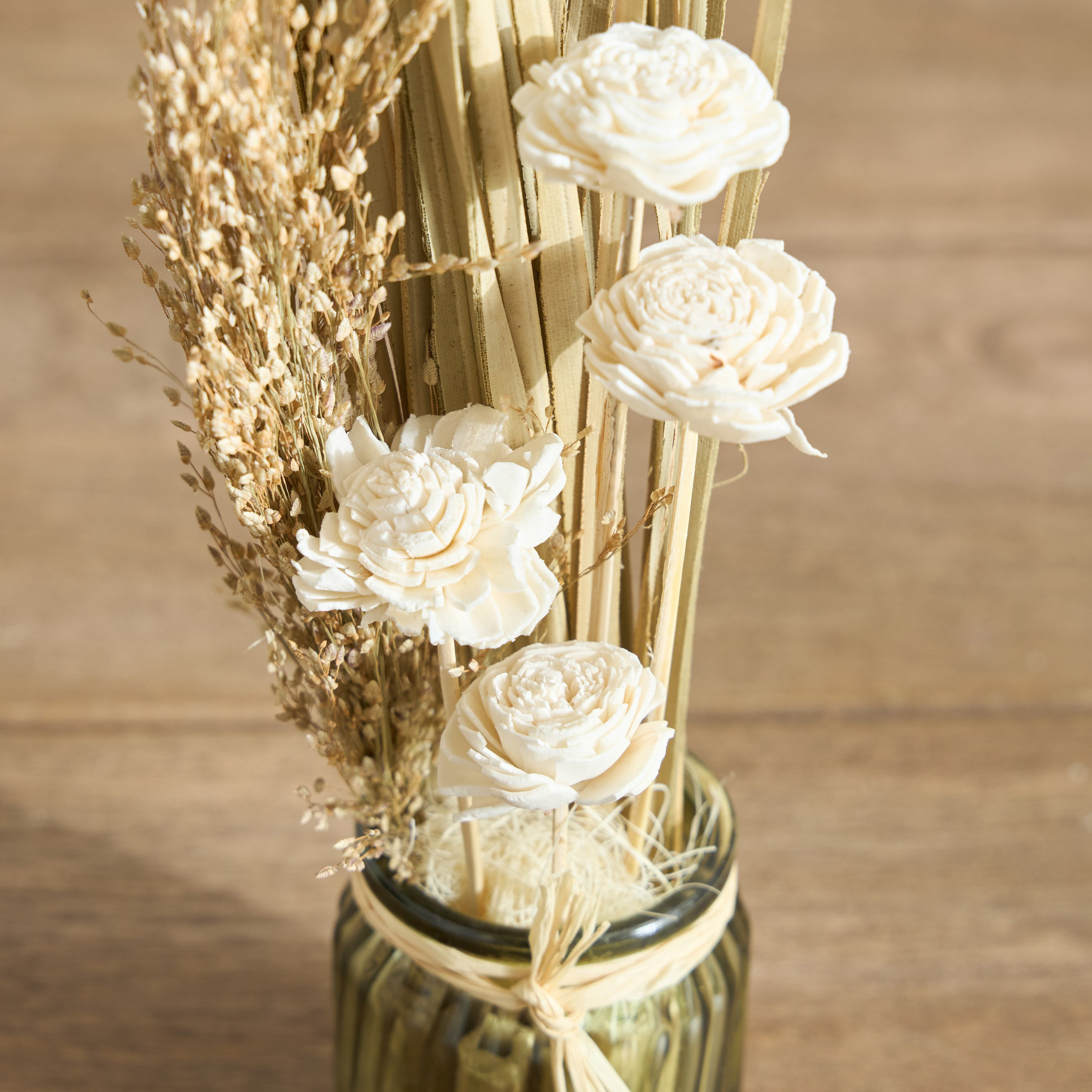 باقة زهور مع وعاء سيراميك من مايلي - 8x8x24 سم-hbxdecorandfurnishings-homeaccessories-artificialflowersandplants-image-2
